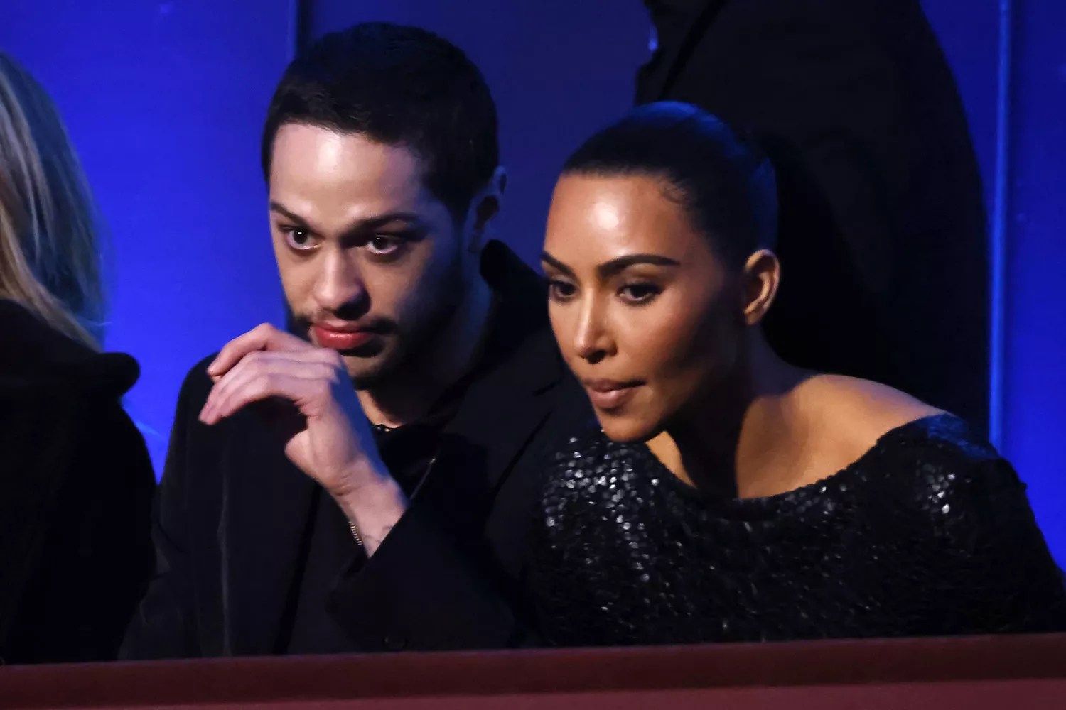 Pete Davidson and Kim Kardashian attend the 23rd Annual Mark Twain Prize For American Humor