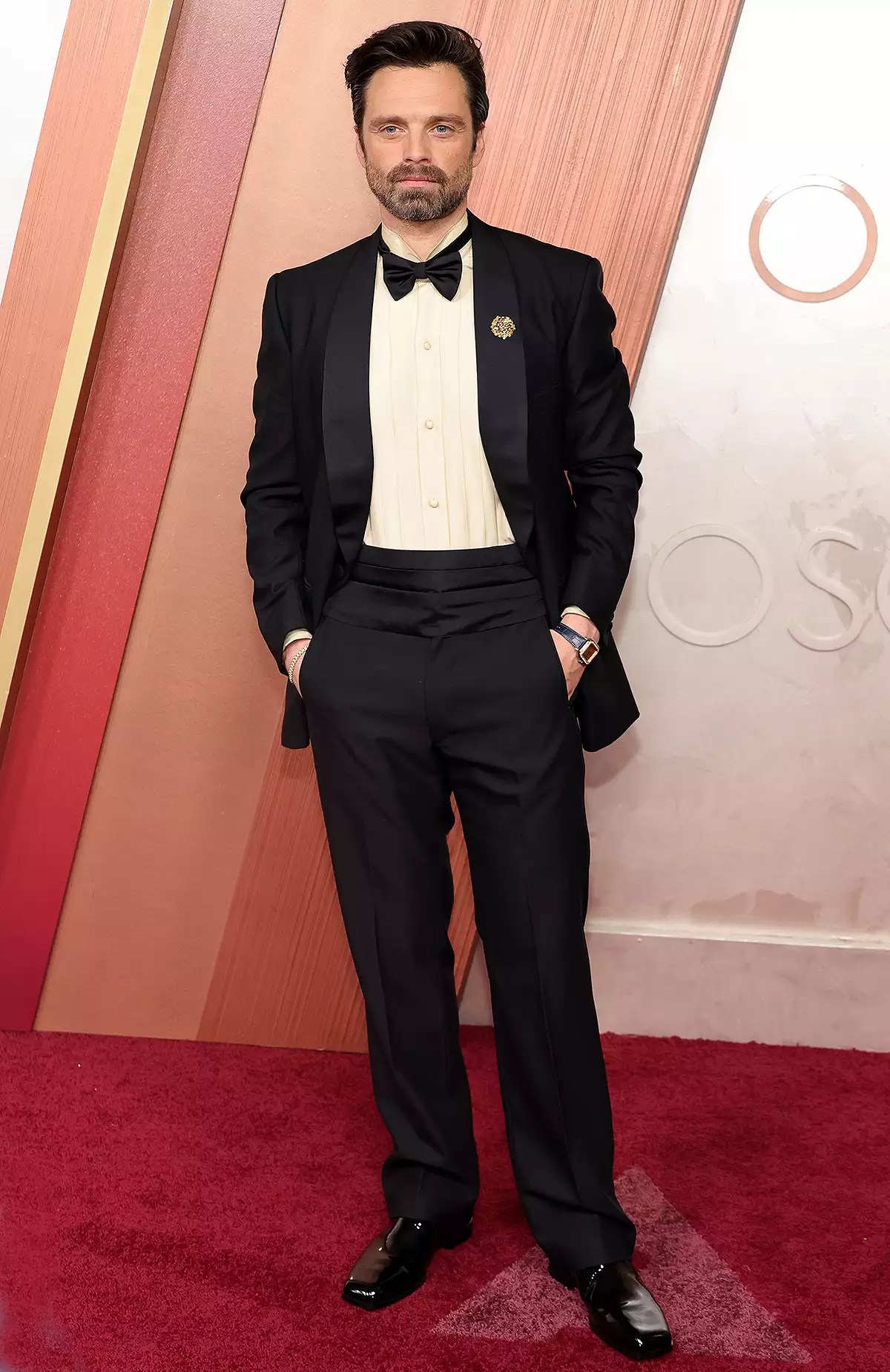 Sebastian Stan attends the 97th Annual Oscars at Dolby Theatre on March 02, 2025 in Hollywood, Californi