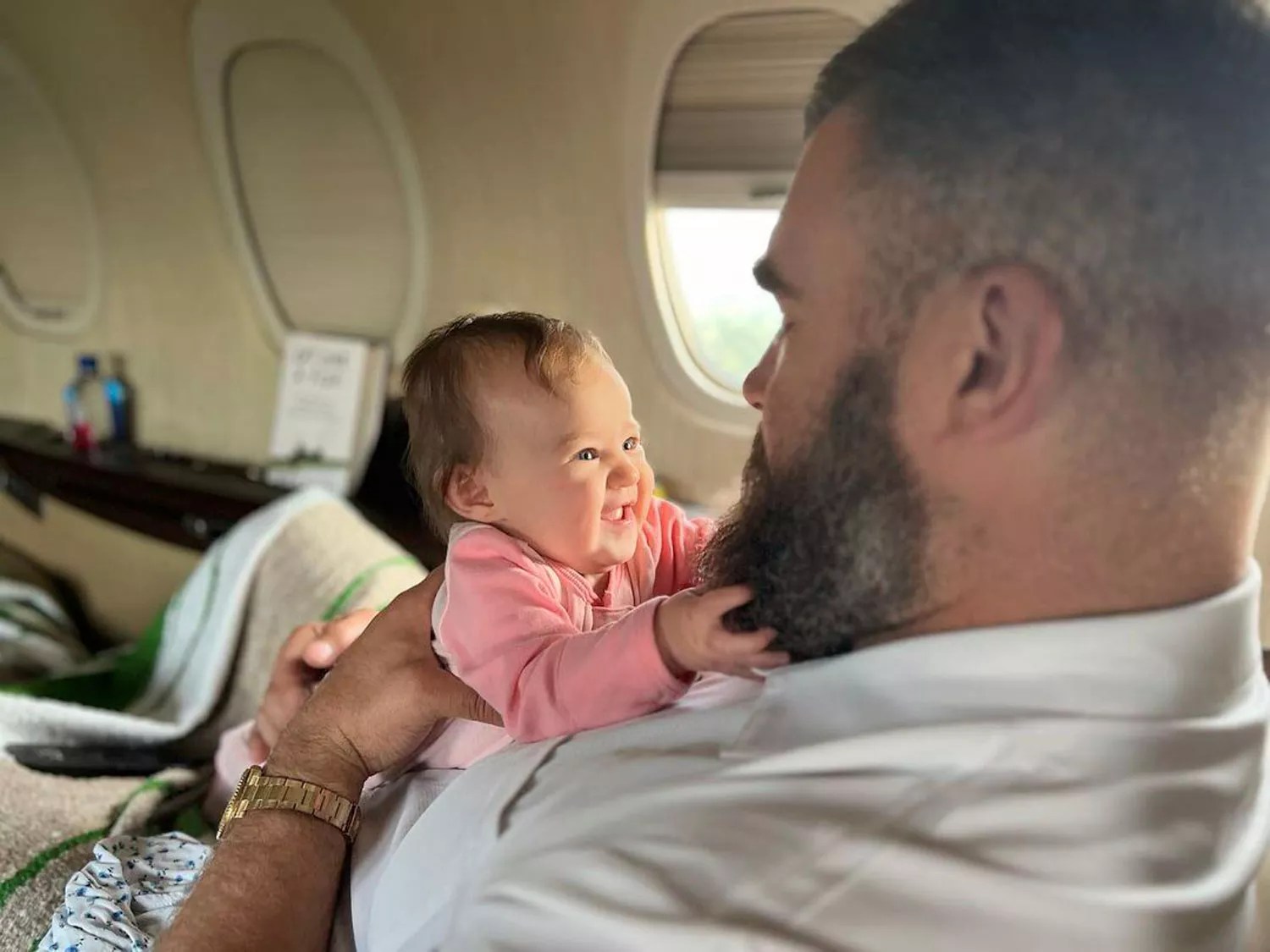 Jason Kelce&rsquo;s Wife Kylie Shares Sweet Photos of Youngest Daughter Bennett as She Turns 6 Months Old