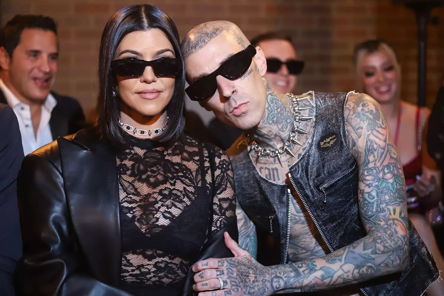 Pregnant Kourtney Kardashian Says She is âObsessedâ with Husband Travis Barker as He Records New Album