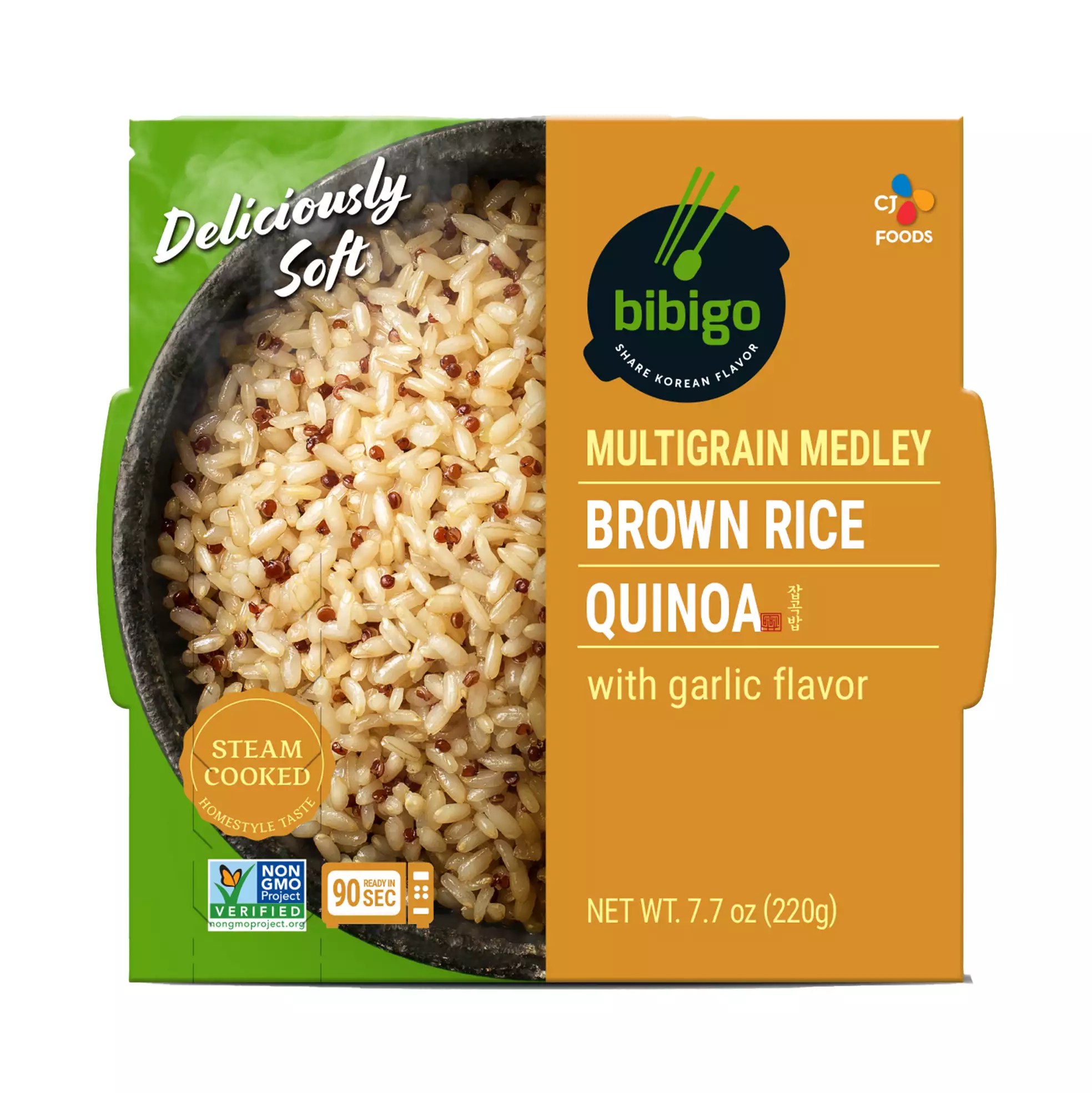 Bibigo Brown Rice &amp; Quinoa Multigrain Medley with Garlic Flavor