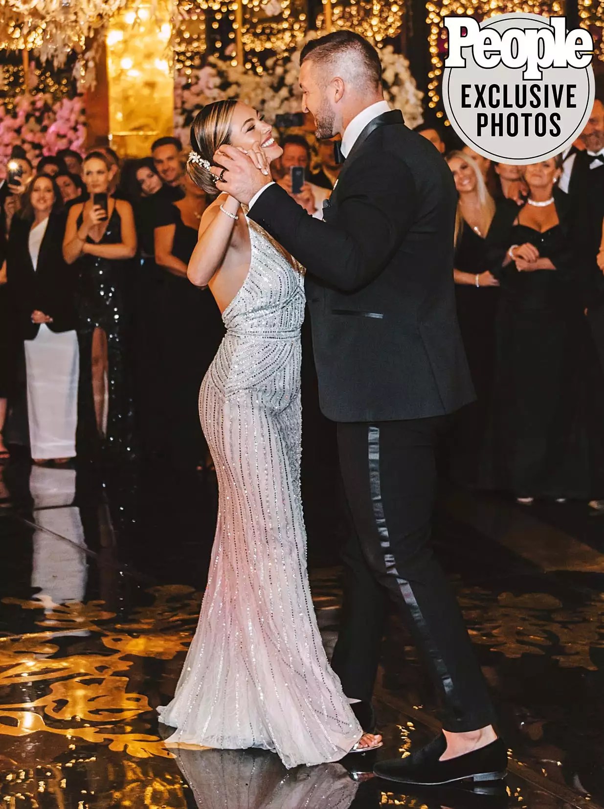 Tim Tebow and Demi-Leigh Nel-Peters
