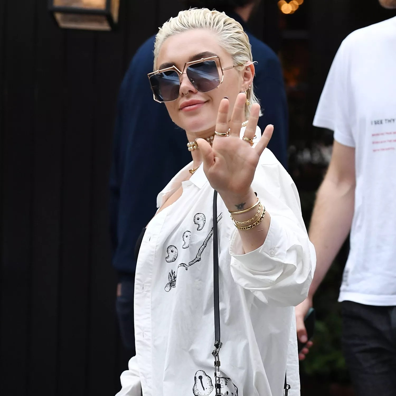 Florence Pugh is spotted for the first time since splitting from boyfriend Charlie Gooch.