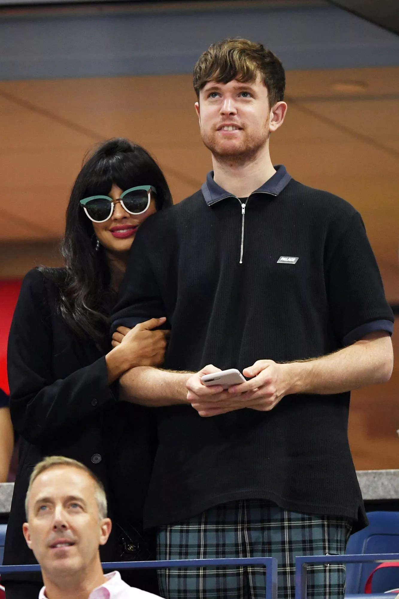 Jameela Jamil and James Blake