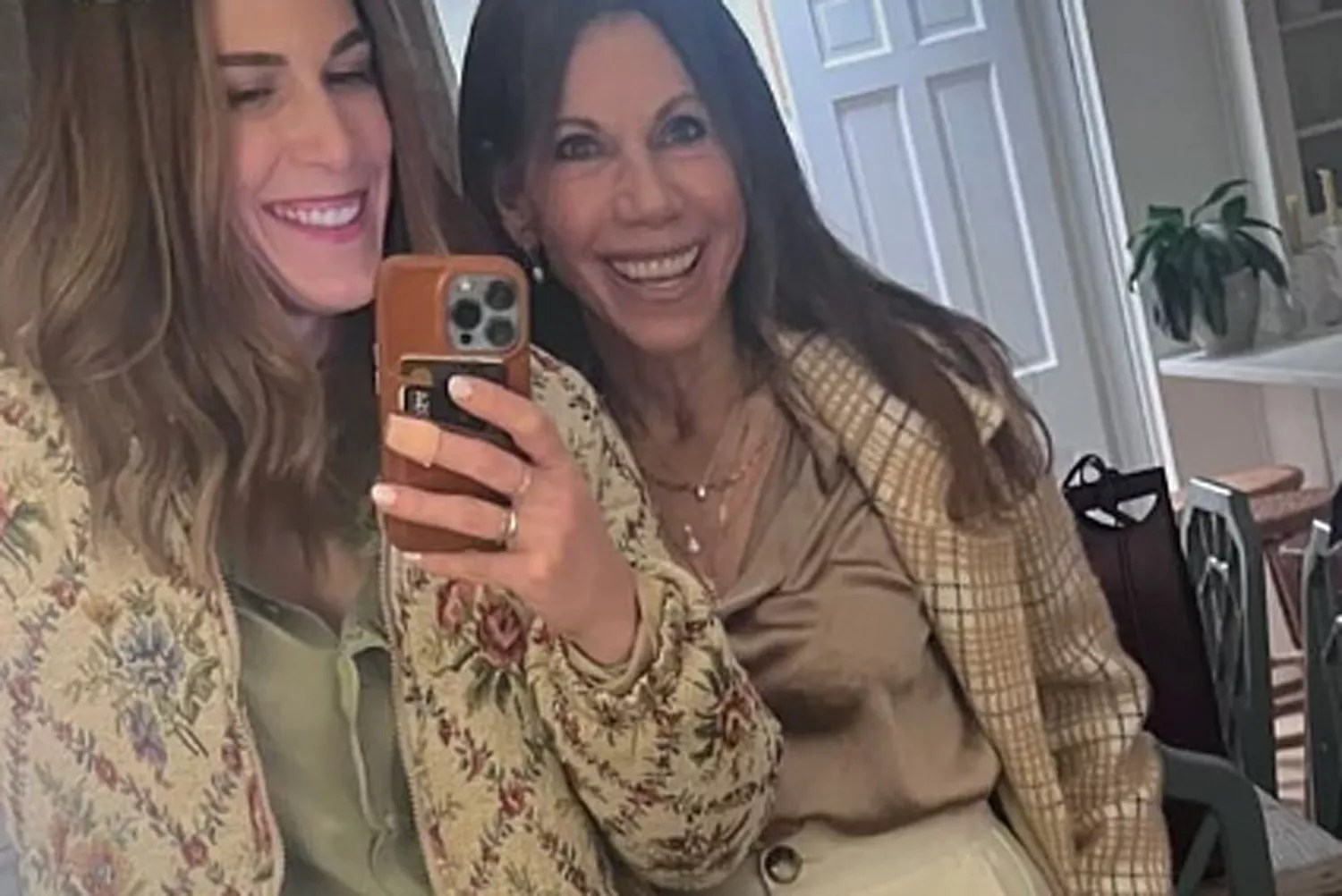 Theresa Nist and her daughter wear the same pants