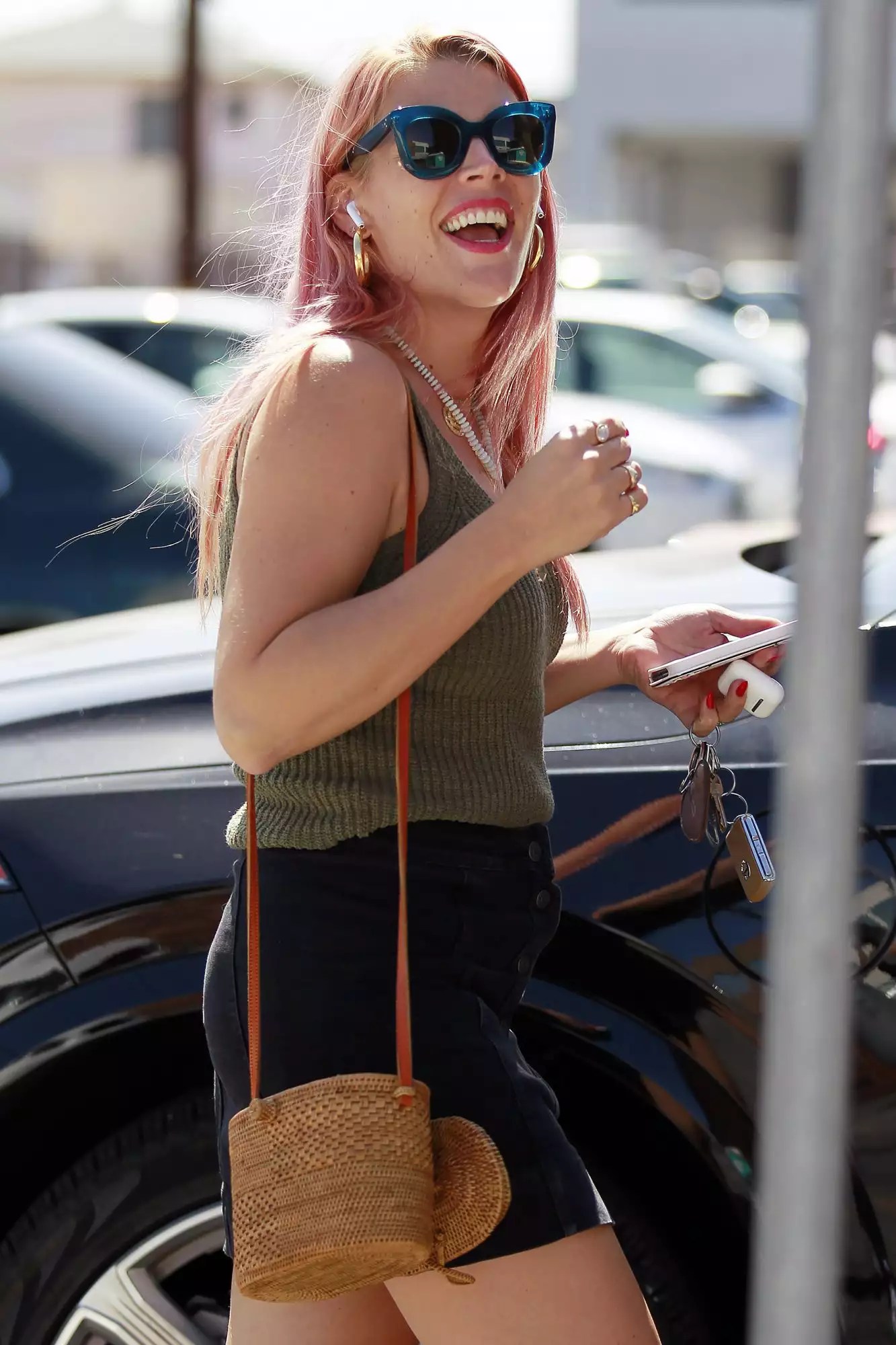 EXCLUSIVE: Busy Philipps is all smiles as she runs errands in Los Angeles