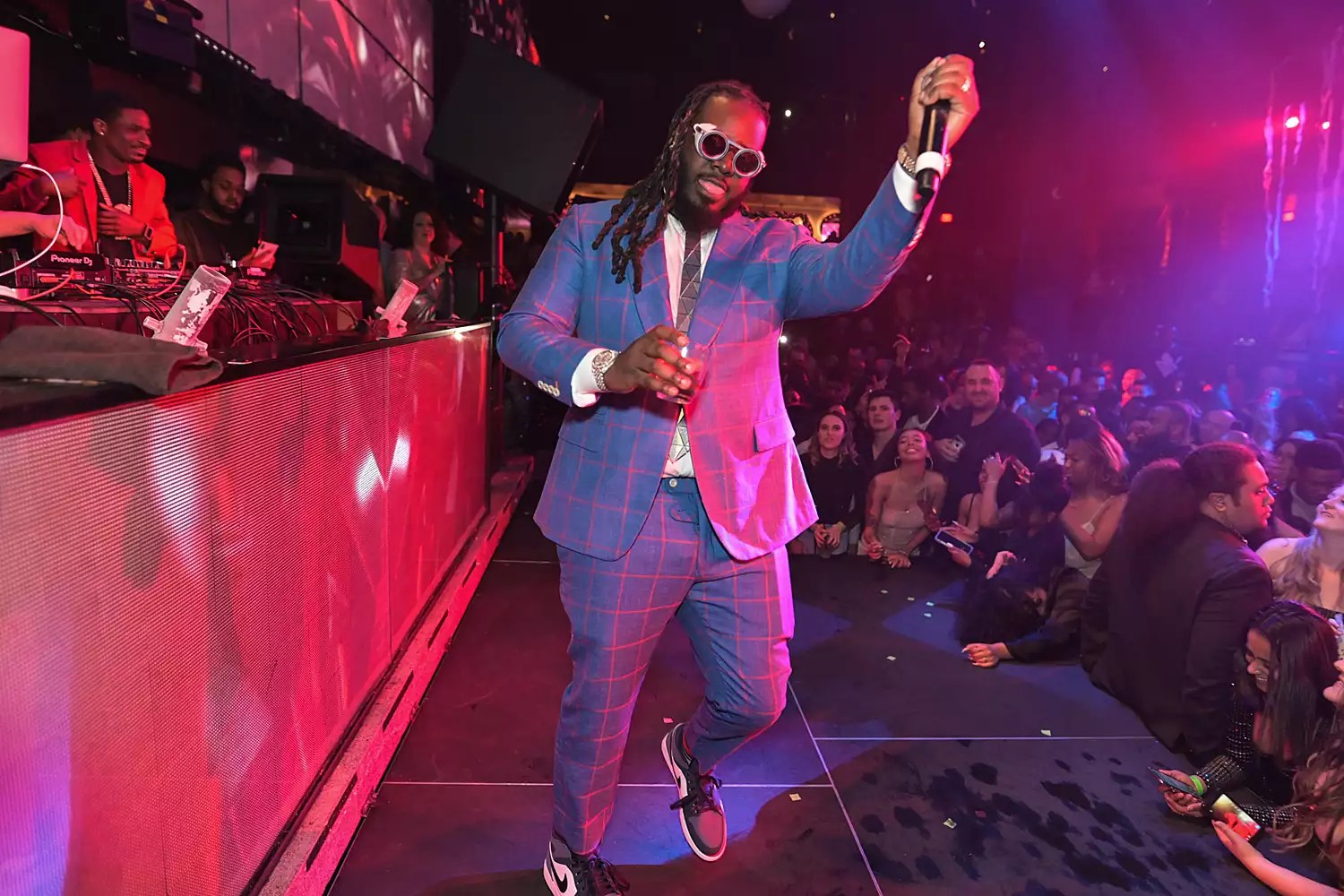 T-Pain rang in the New Year at Light Nightclub