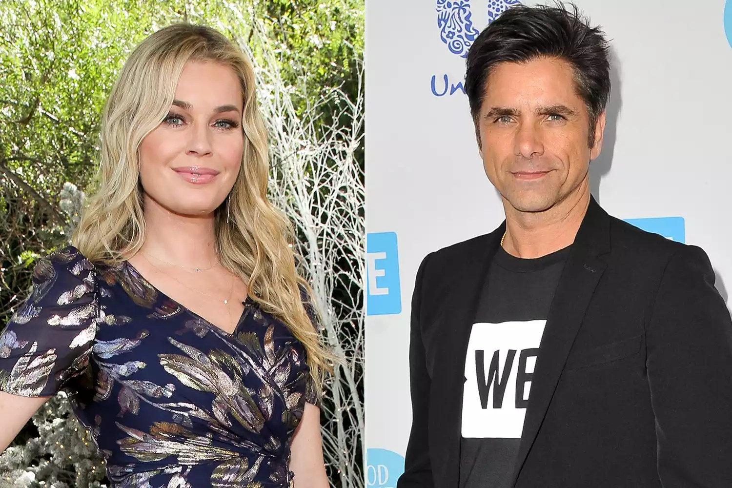 Rebecca Romijn and John Stamos
