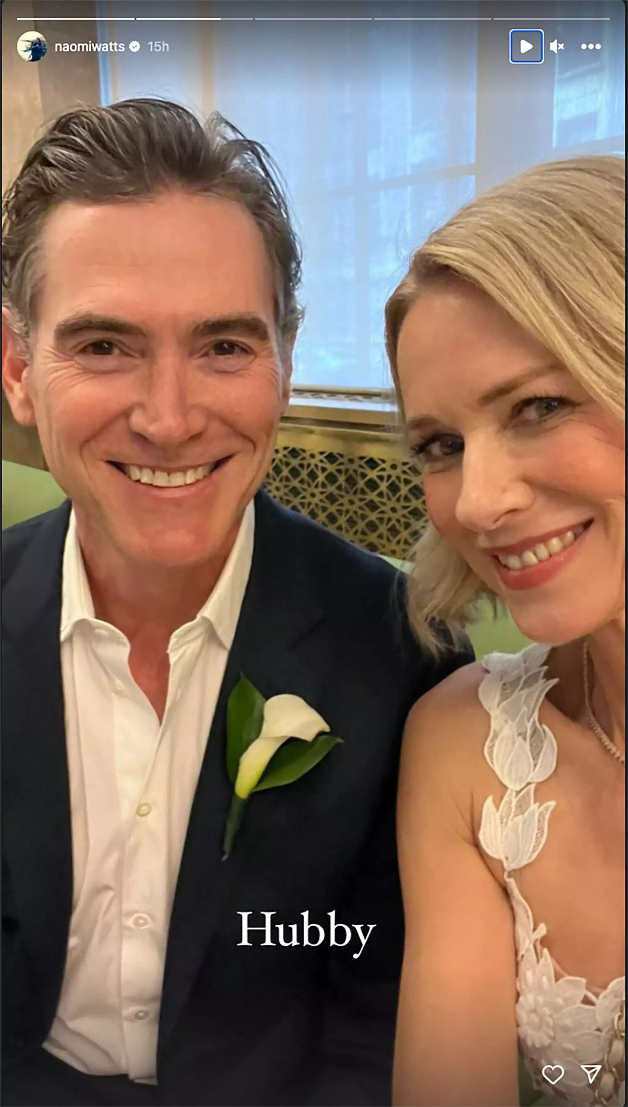Naomi Watts Billy Crudup wedding