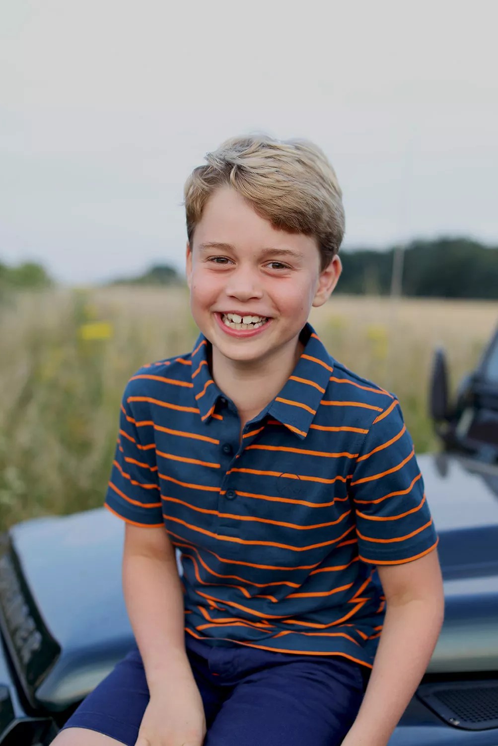 Prince George bday portrait