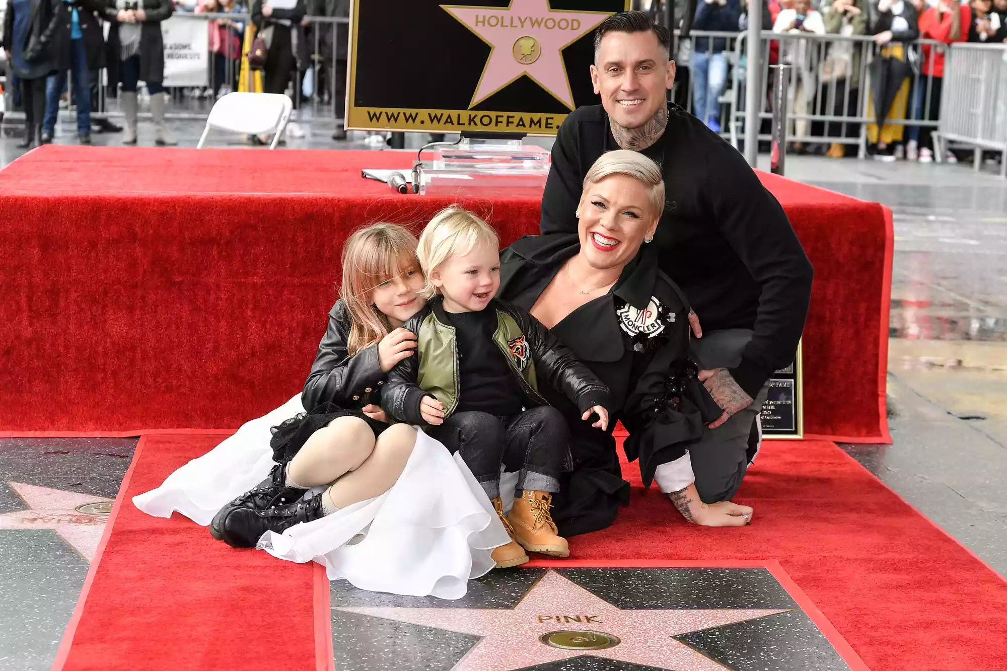 Willow Sage Hart, Jameson Hart, Pink and Carey Hart