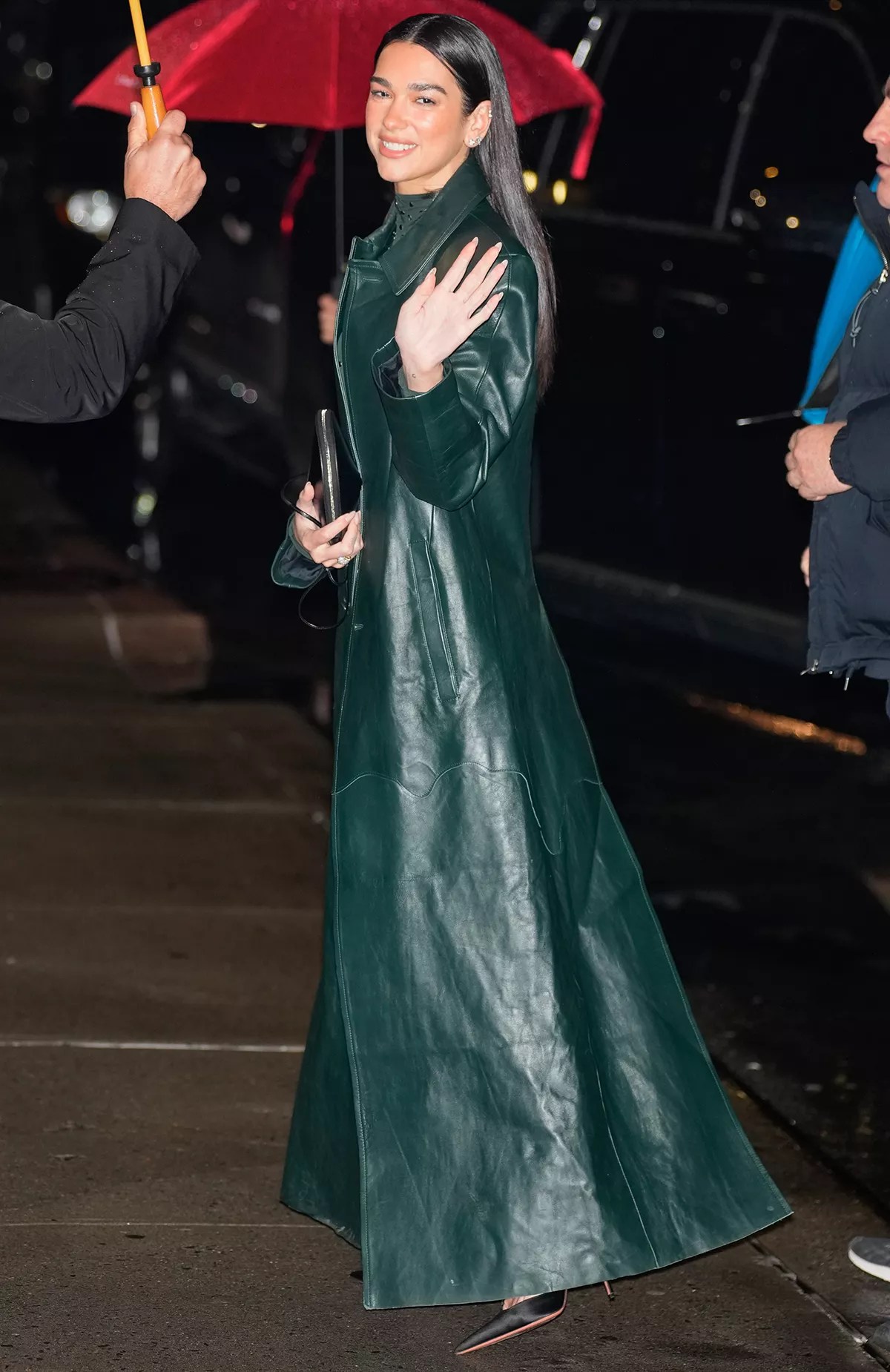 Dua Lipa is seen on December 11, 2024 in New York City
