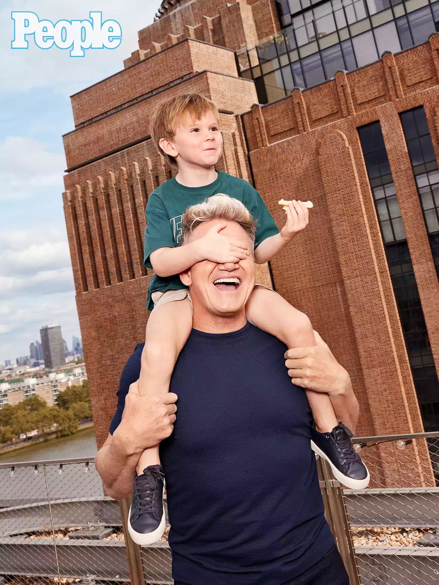 Gordon Ramsay shot at home in London on September 11, 2023