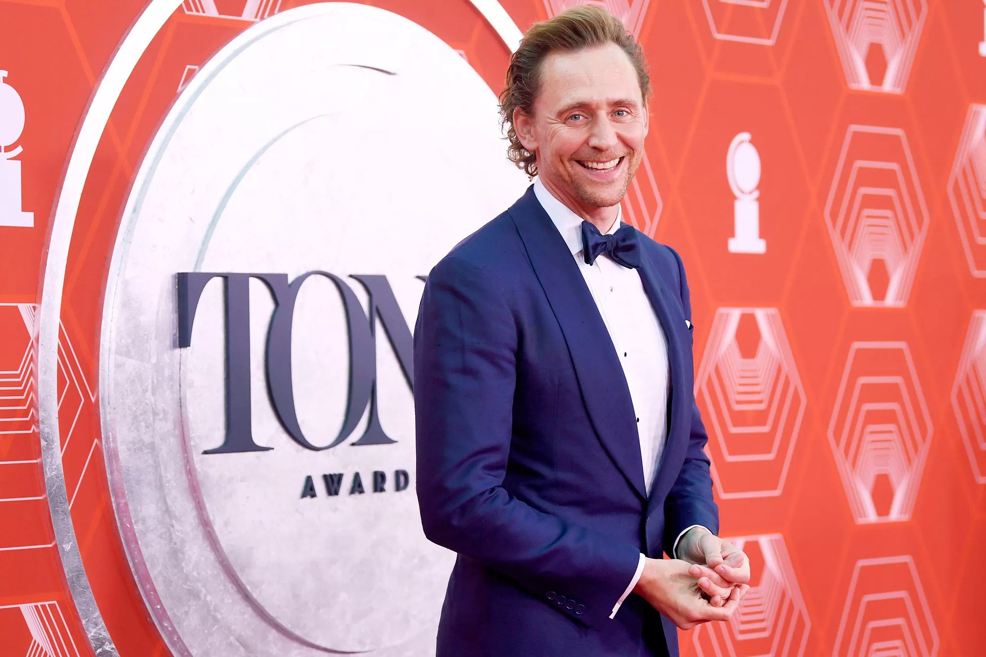 Tom Hiddleston arrives at the 74th annual Tony Awards at Winter Garden Theatre, in New York 74th Annual Tony Awards, New York, United States - 26 Sep 2021