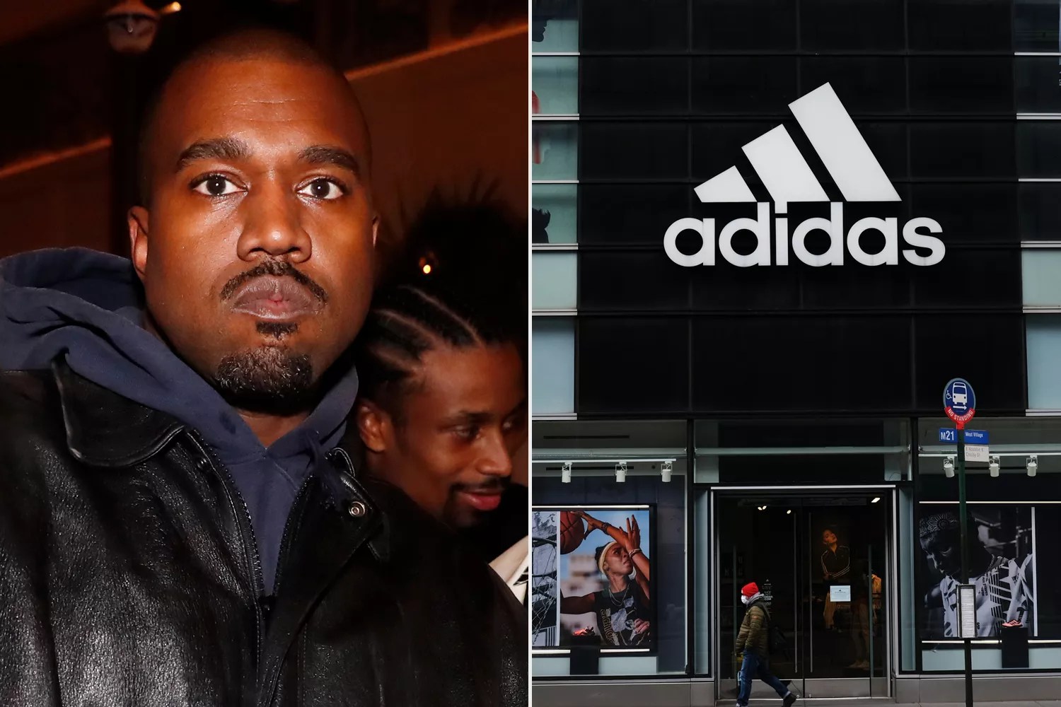 Ye and Jason Lee attend the jeen-yuhs experience and special screening celebrating Netflix&rsquo;s new documentary, &ldquo;jeen-yuhs: A Kanye Trilogy&rdquo;; An Adidas store in Lower Manhattan