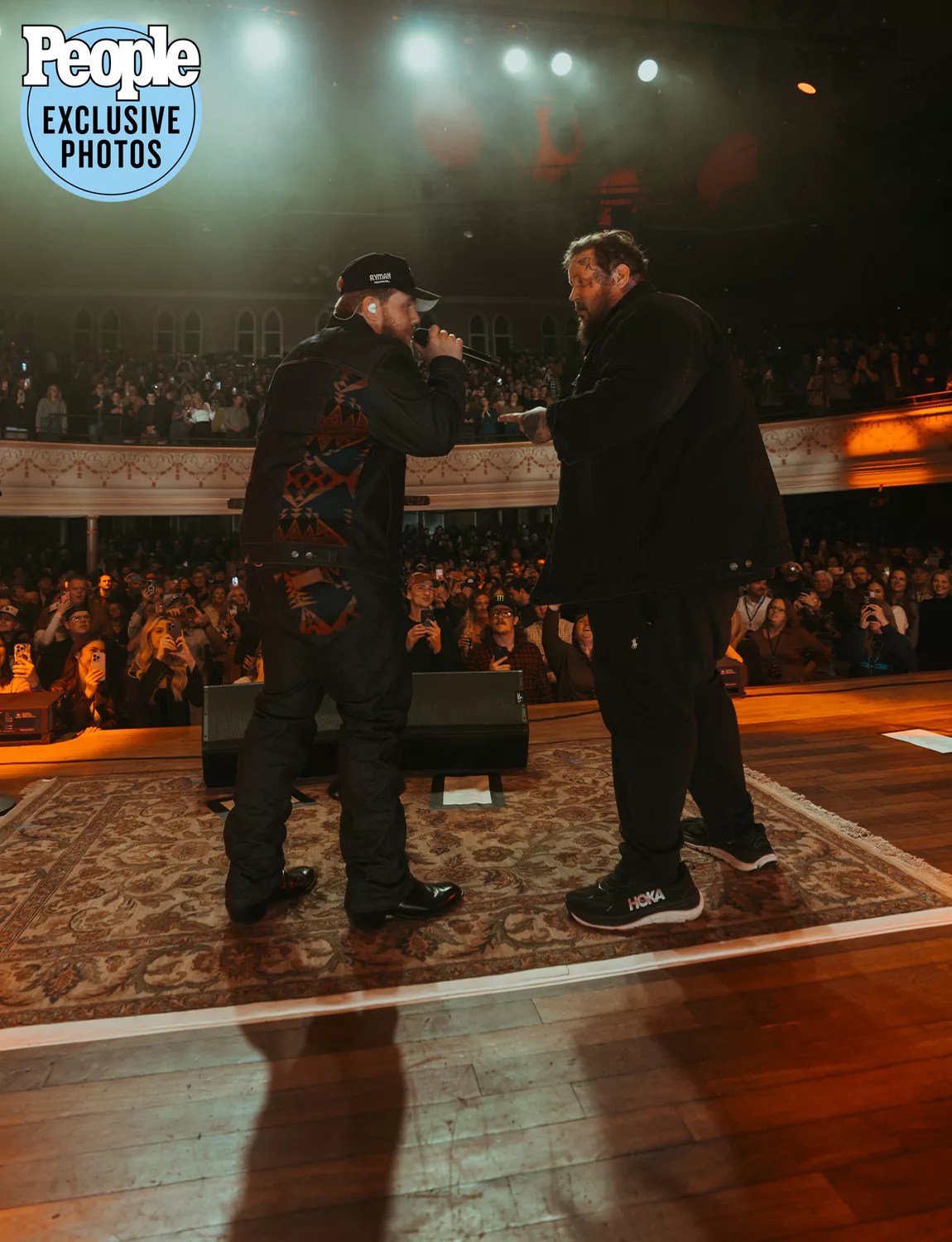 Ernest and Jelly Roll at the Ryman Auditorium in Nashville, TN