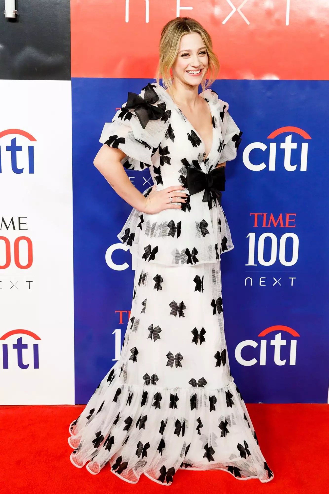 Lili Reinhart arrives for the Time 100 Next event at Pier 17 in New York, New York, USA, 14 November 2019