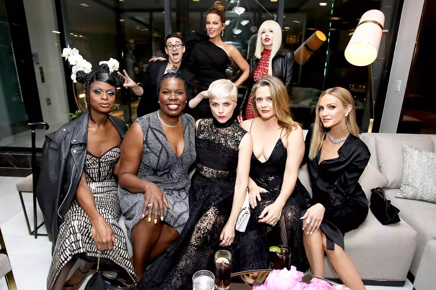 Symone, Leslie Jones, Christian Siriano, Kate Beckinsale, Ava Max, Selma Blair, Alicia Silverstone, and Ashlee Simpson Ross attend the celebration launch of Christian Siriano&rsquo;s new book &lsquo;Dresses to Dream About&rsquo; at The London West Hollywood at Beverly Hills on November 19, 2021 in West Hollywood, California.