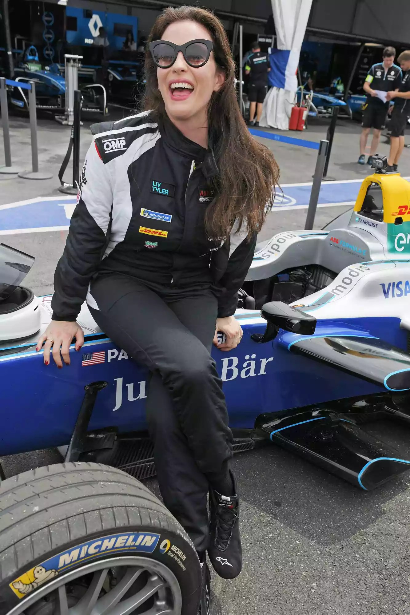 Celebrities Attend The ABB FIA Formula E Qatar Airways New York City E-Prix 2018