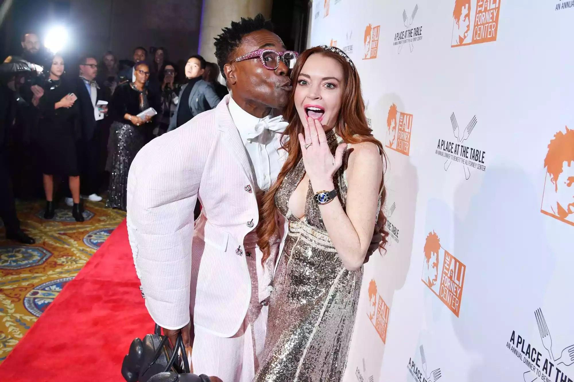 Lindsay Lohan and Billy Porter