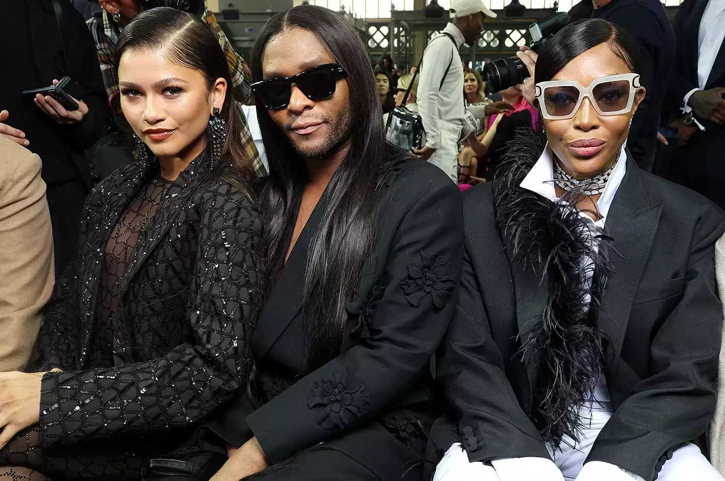 Valentino : Front Row - Paris Fashion Week - Womenswear Spring/Summer 2023