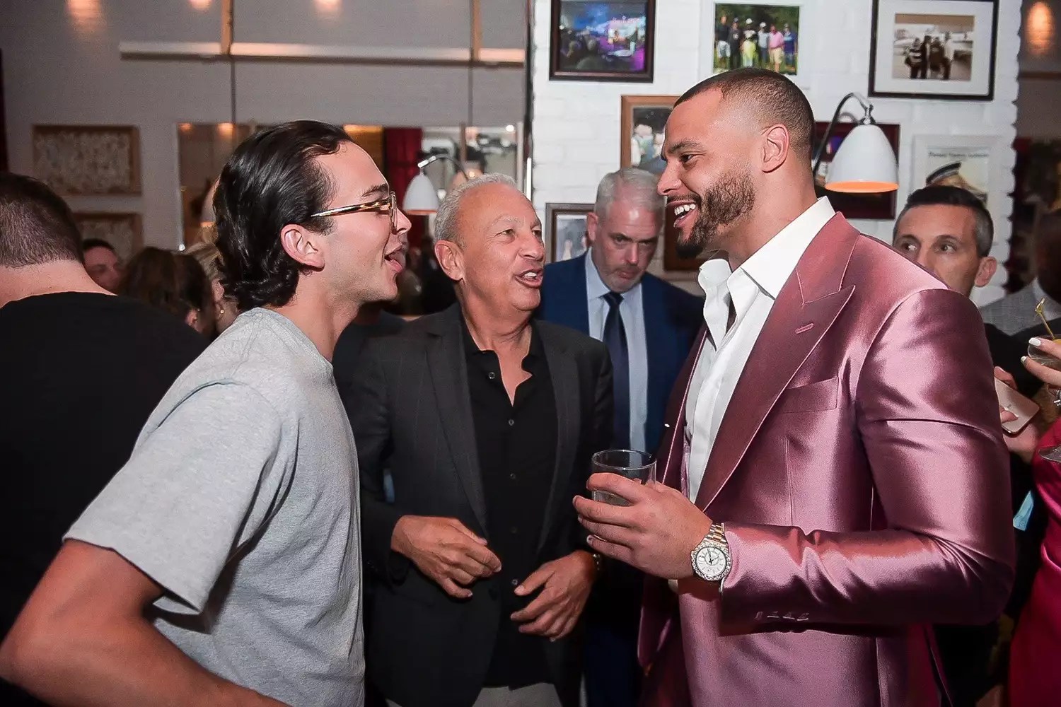 Dak Prescott and David Edelstein_Photo by Chris Carter via Villa One