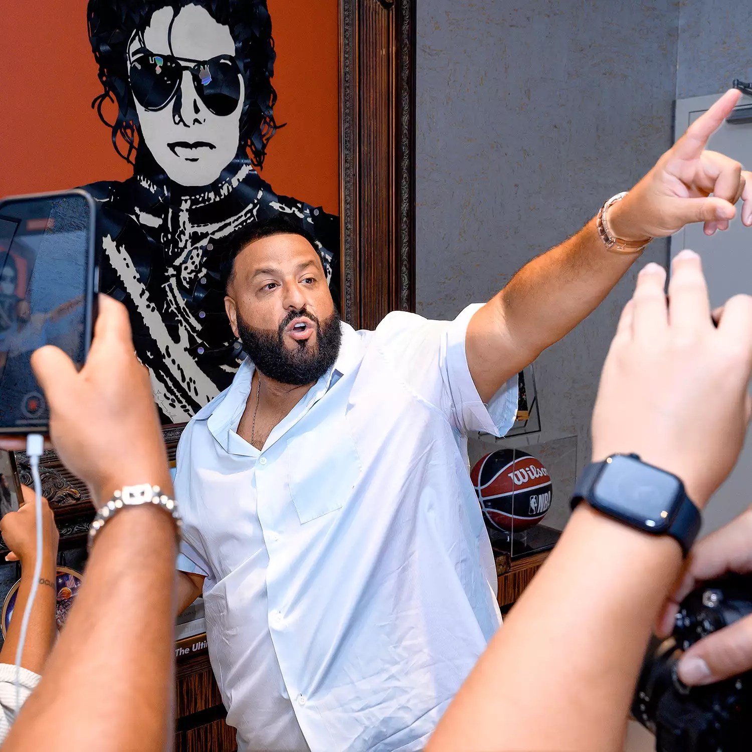 DJ Khaled attends the VIP grand opening of the We The Best x Snipes store