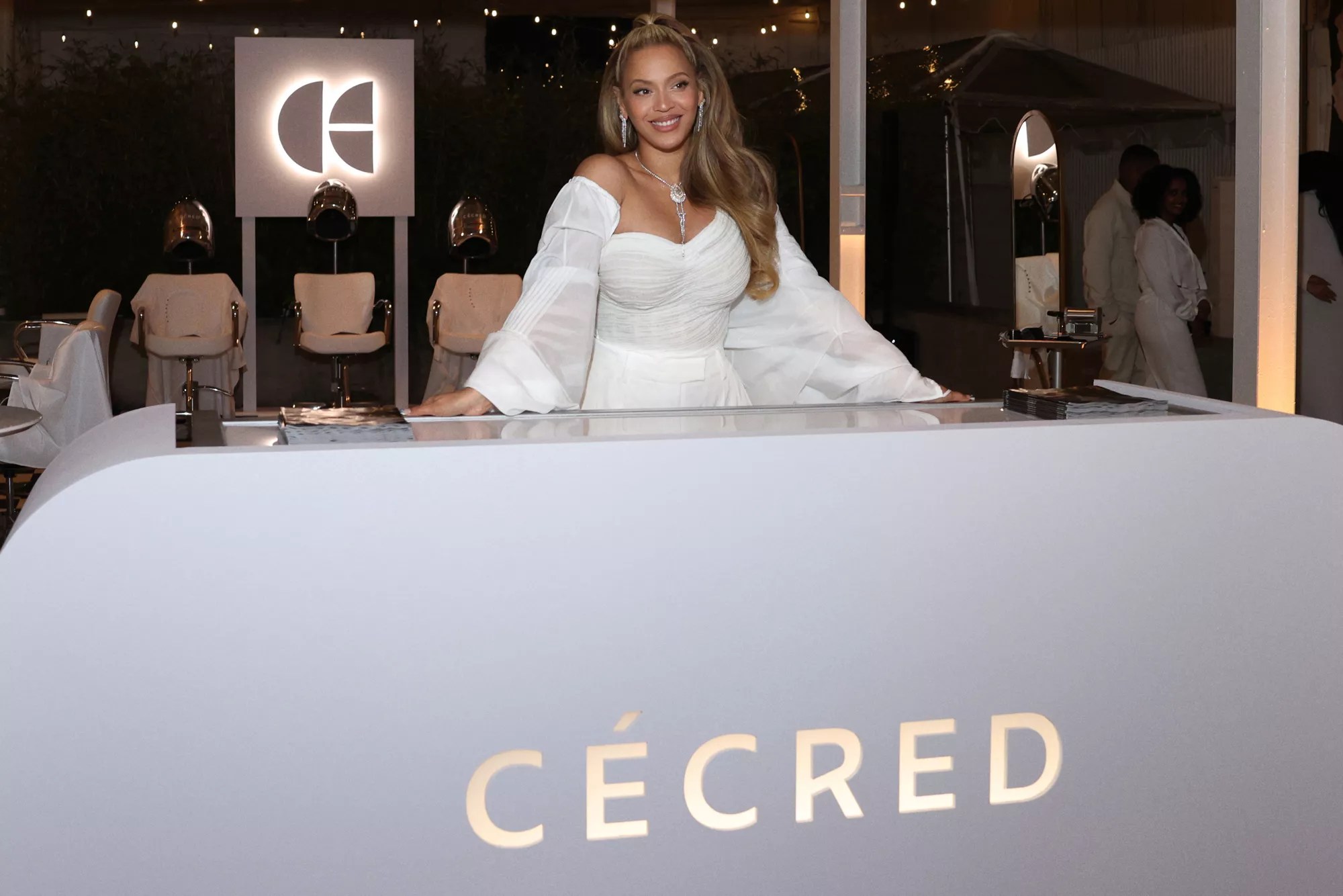 Beyonce celebrates the launch of her hair care line CÃCRED