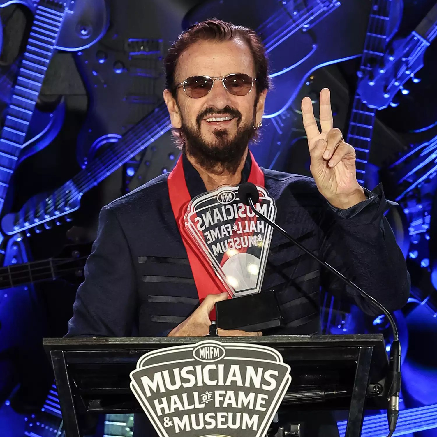 Ringo Starr Musicians Hall of Fame induction ceremony 09 24 23 Nashville
