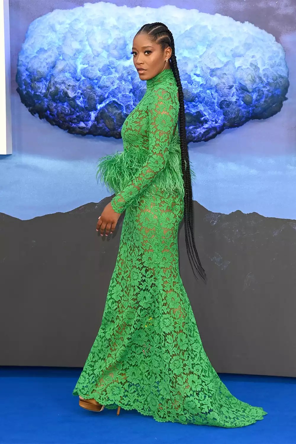 Keke Palmer attends the UK Premiere Of &ldquo;NOPE&rdquo; at the Odeon Luxe Leicester Square on July 28, 2022 in London, England.