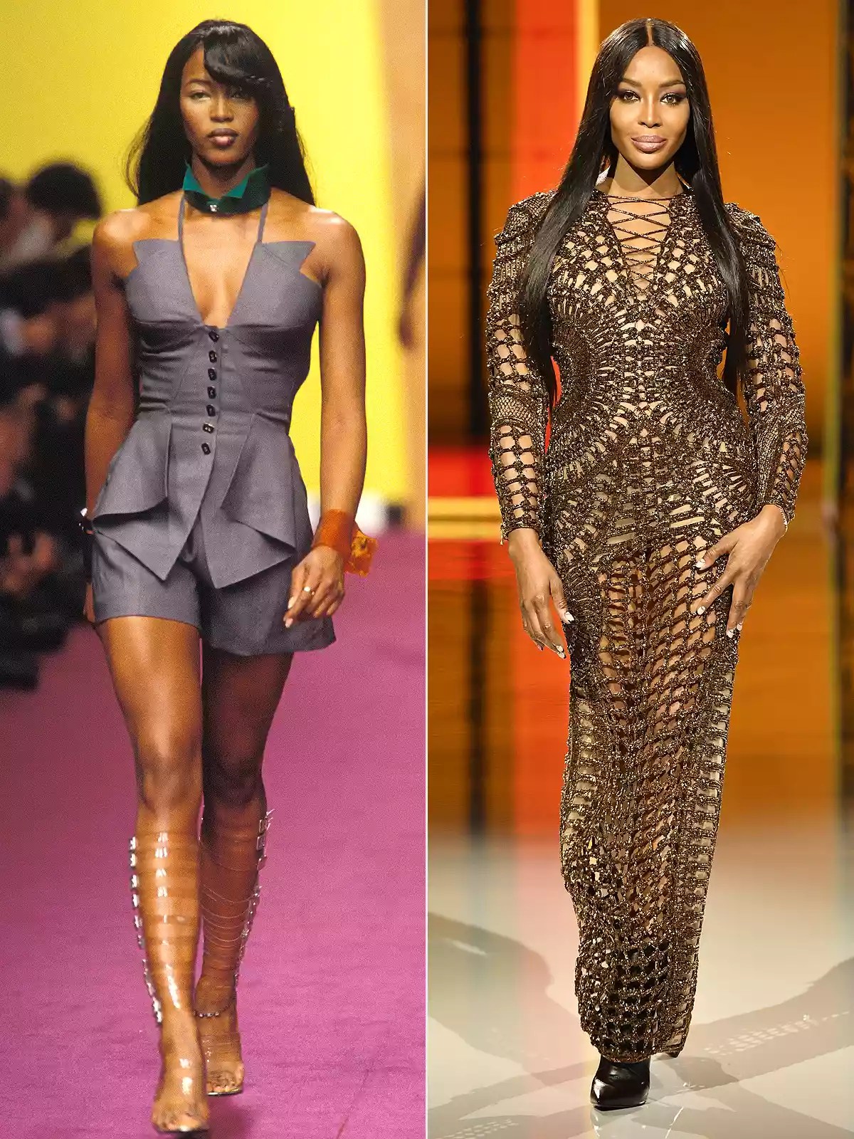Naomi Campbell runway