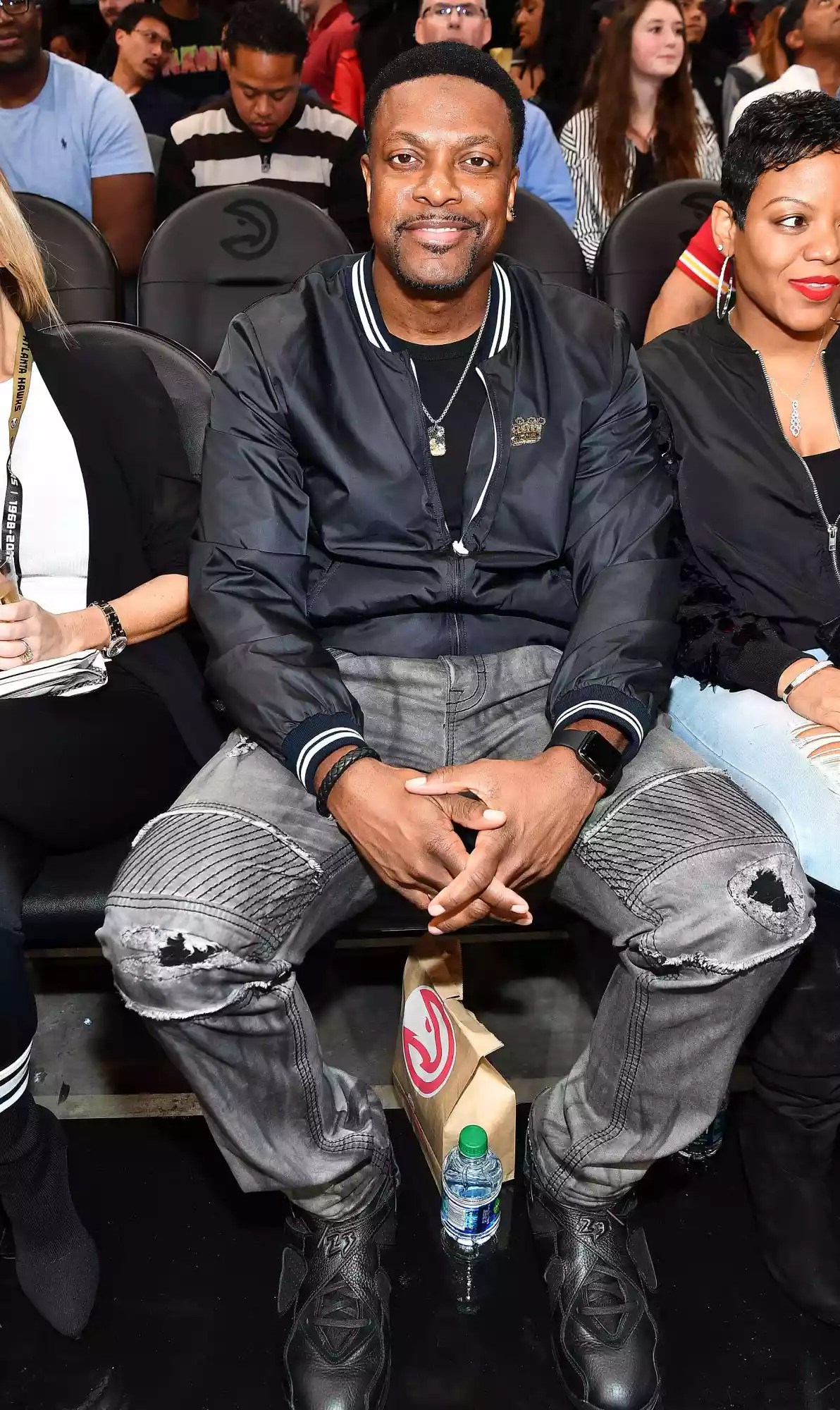 Celebrities Attend The Los Angeles Clippers v Atlanta Hawks Game