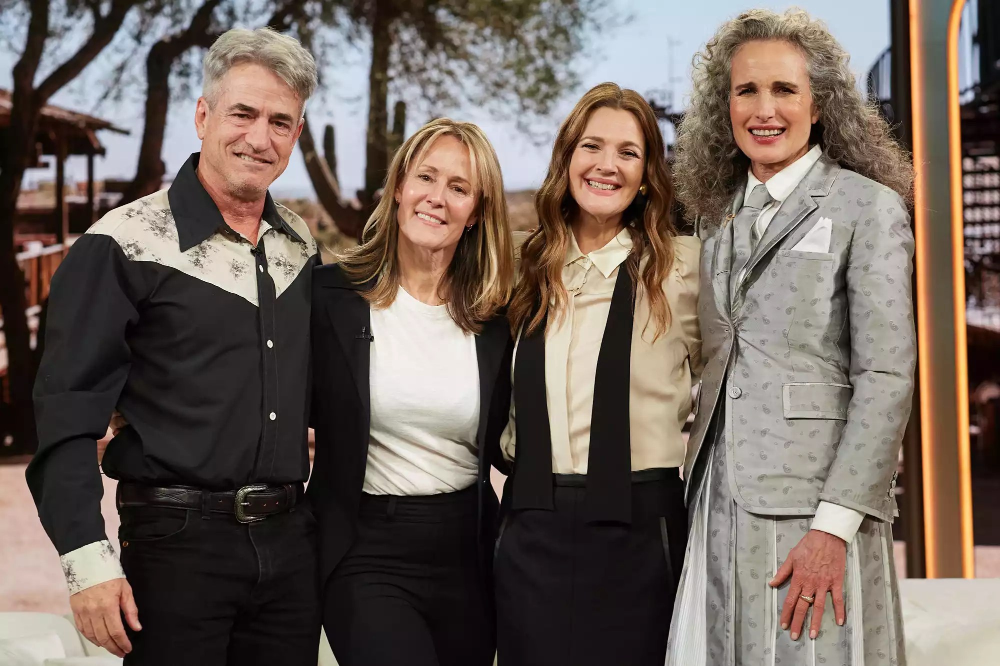 Drew Barrymore and Dermot Mulroney Cry During Emotional Bad Girls Reunion, 30 Years in the Making