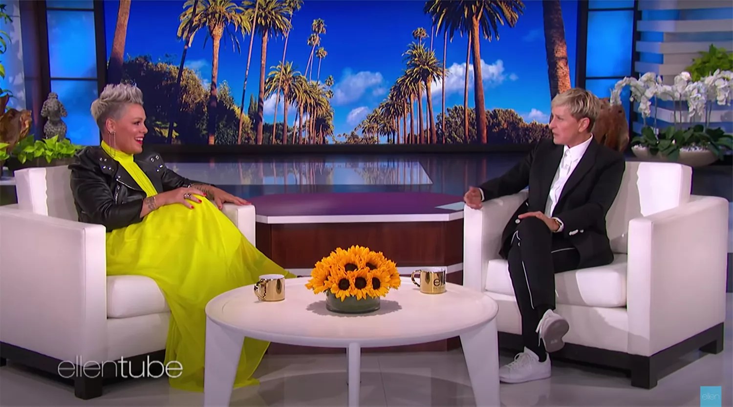 P!nk Jokes She Was &lsquo;Basically Handed&rsquo; an Emmy Thanks to Ellen