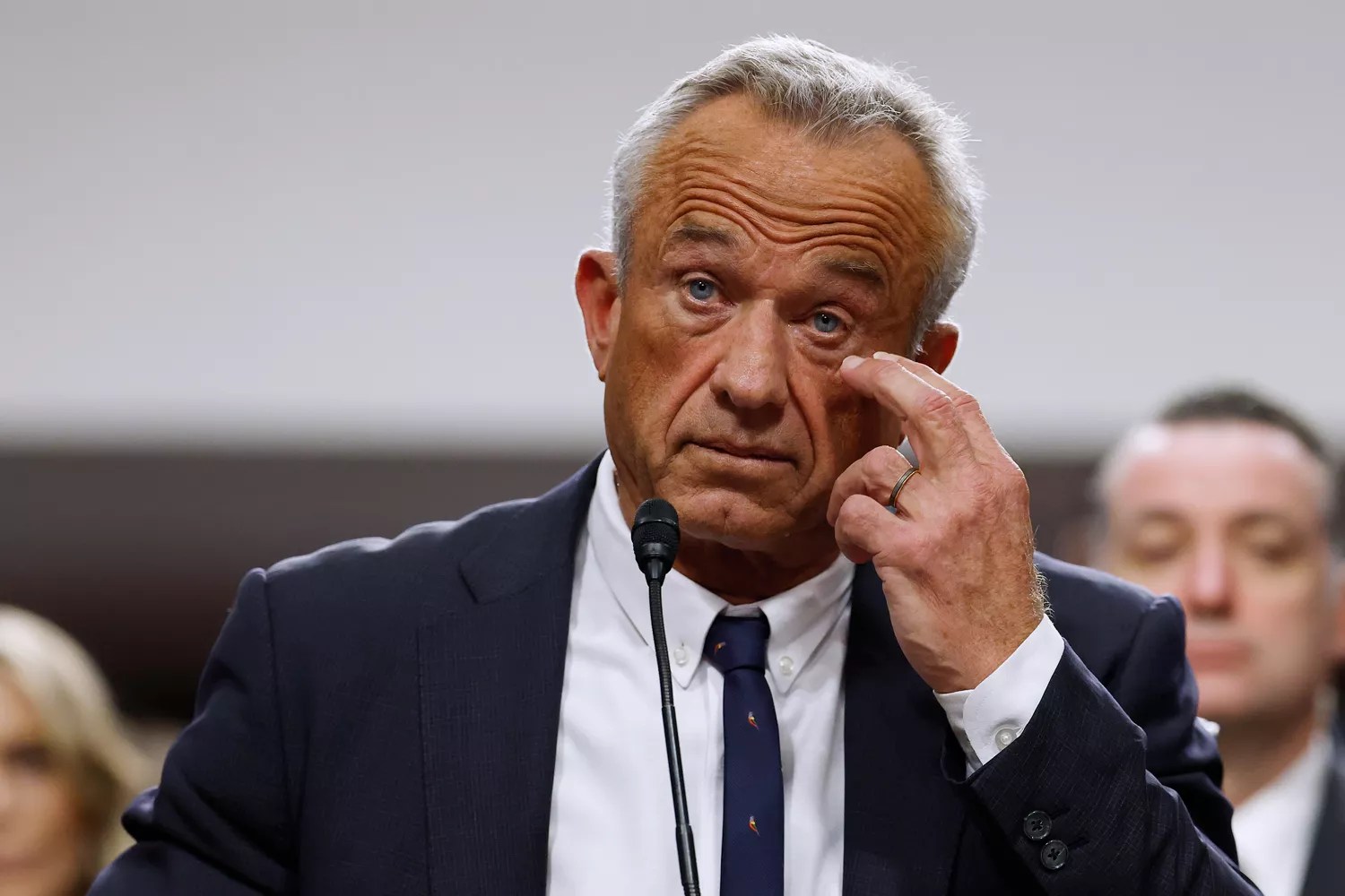 Robert F. Kennedy Jr., U.S. President Donald Trump&rsquo;s nominee for Secretary of Health and Human Services testifies during his Senate Finance Committee confirmation hearing at the Dirksen Senate Office Building on January 29, 2025 in Washington, DC.