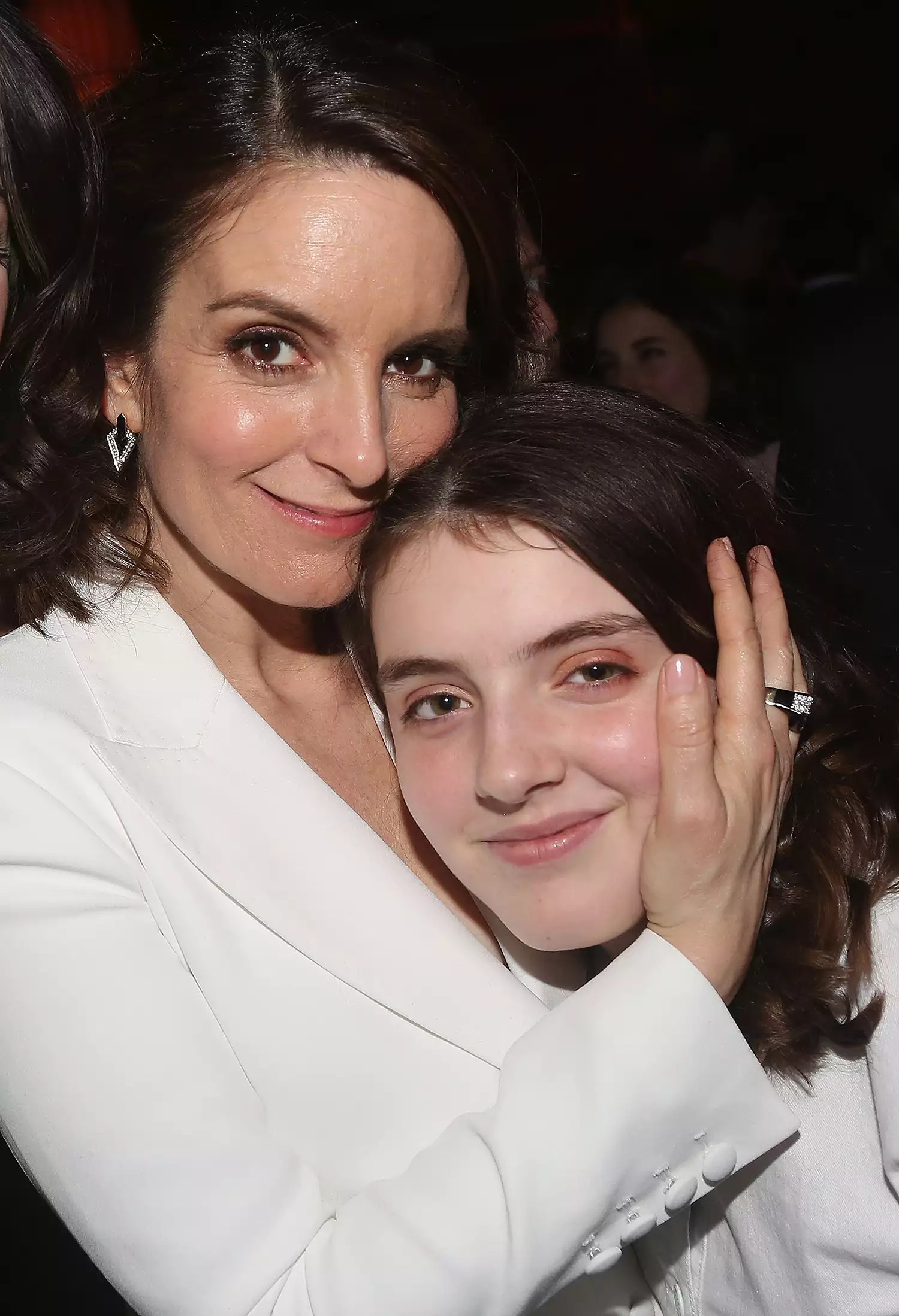 Tina Fey and daughter Alice Richmond pose at the opening night after party for the new musical &ldquo;Mean Girls&rdquo; on Broadway
