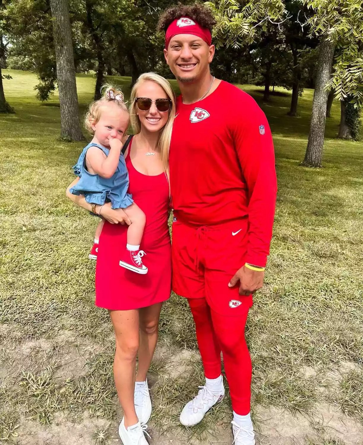 Brittany Mahomes and Daughter Sterling Support Patrick Mahomes at Training Camp: &lsquo;Time to Bring Red Back&rsquo;