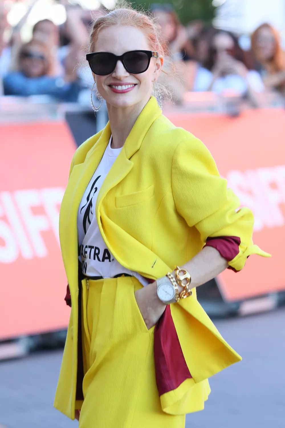 Jessica Chastain attends the 71st San Sebastian Film Festival on September 25, 2023 in San Sebastian, Spain