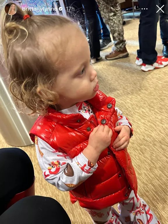 Brittany Mahomes Celebrates Husband Patrick Mahomes Going to the Super Bowl with Daughter Sterling