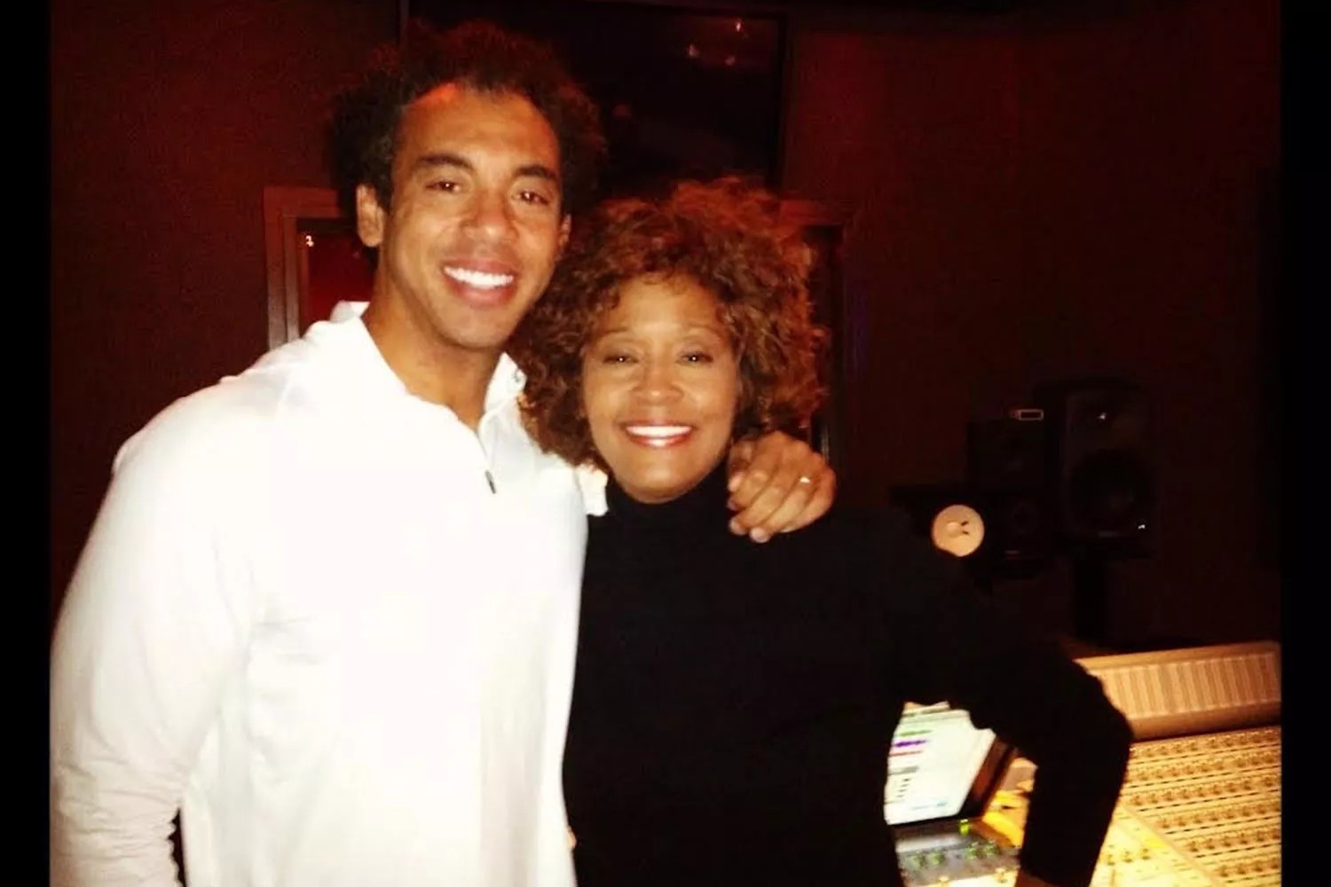 Harvey Mason Jr. and Whitney Houston