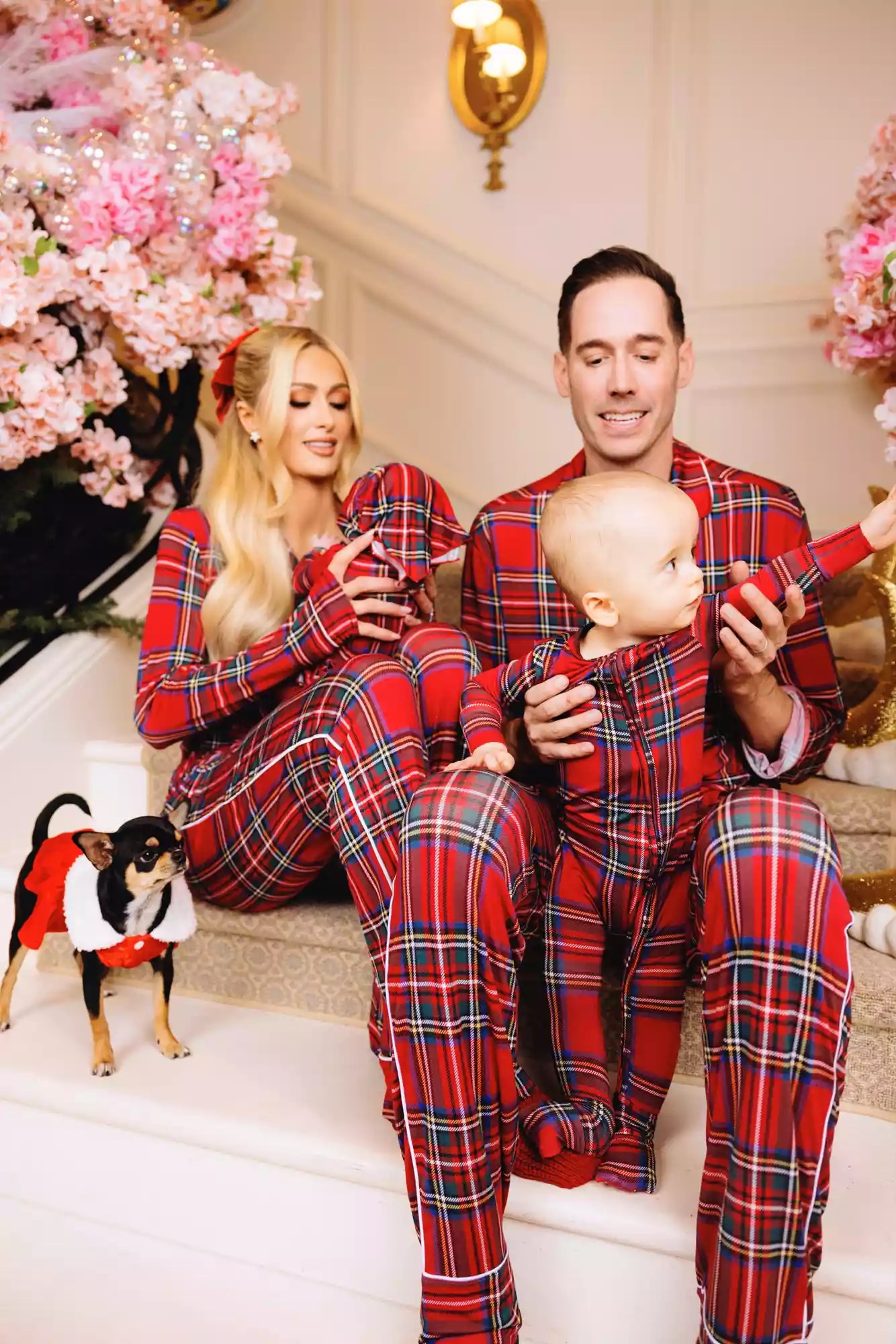 Paris Hilton Family Christmas Photos