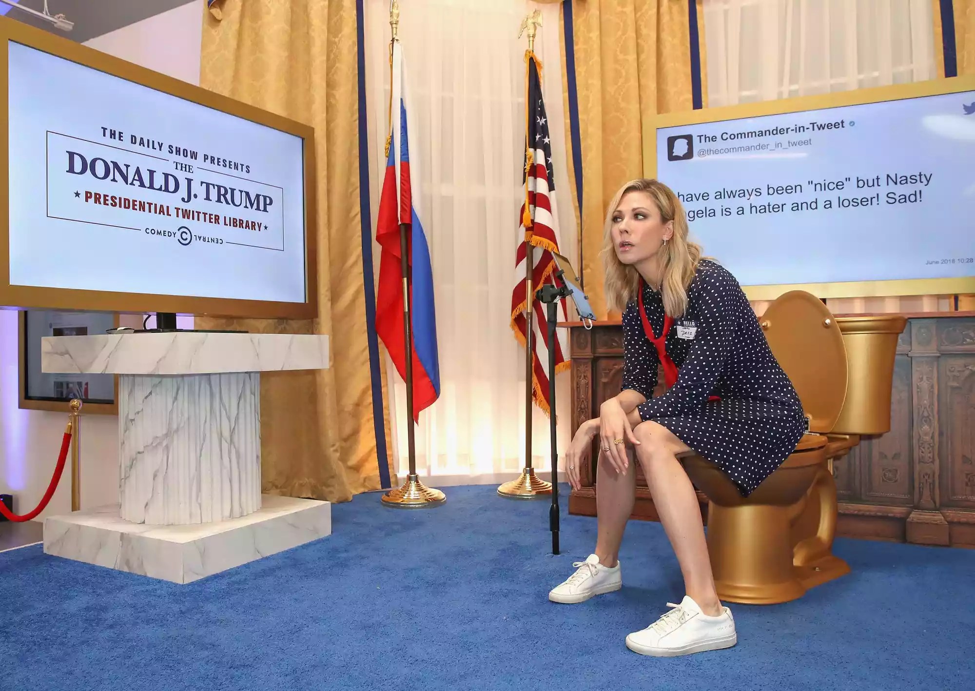 Comedy Central&rsquo;s The Daily Show Presents: The Donald J. Trump Presidential Twitter Library in Los Angeles