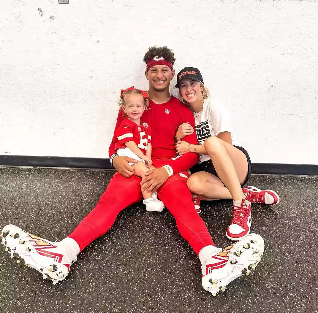 Brittany Mahomes Shares Sweet Photos of Daughter Sterling&rsquo;s Football Fun with Patrick Mahomes at NFL Training Camp