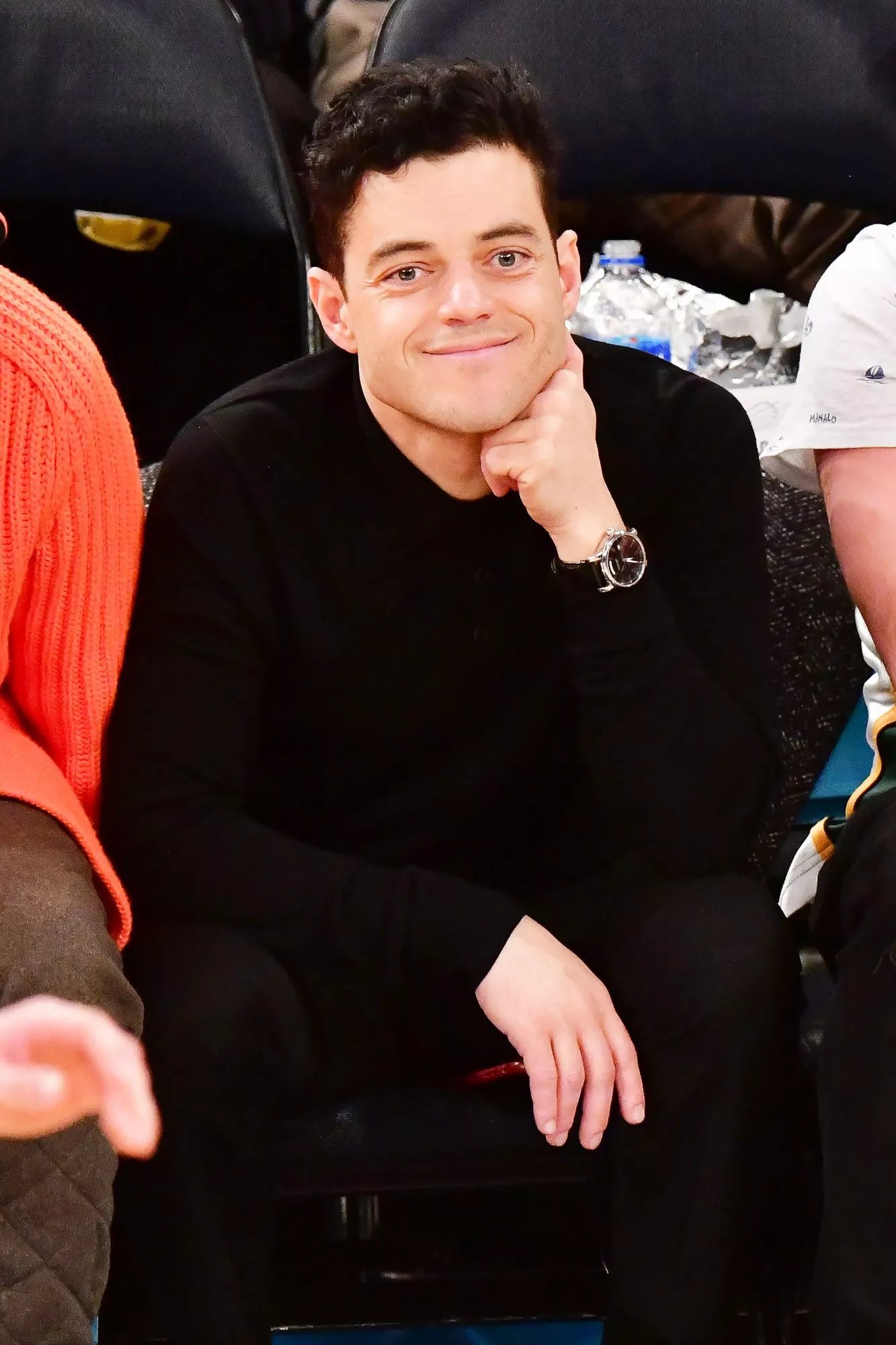 Celebrities Attend New York Knicks Vs Portland Trail Blazers