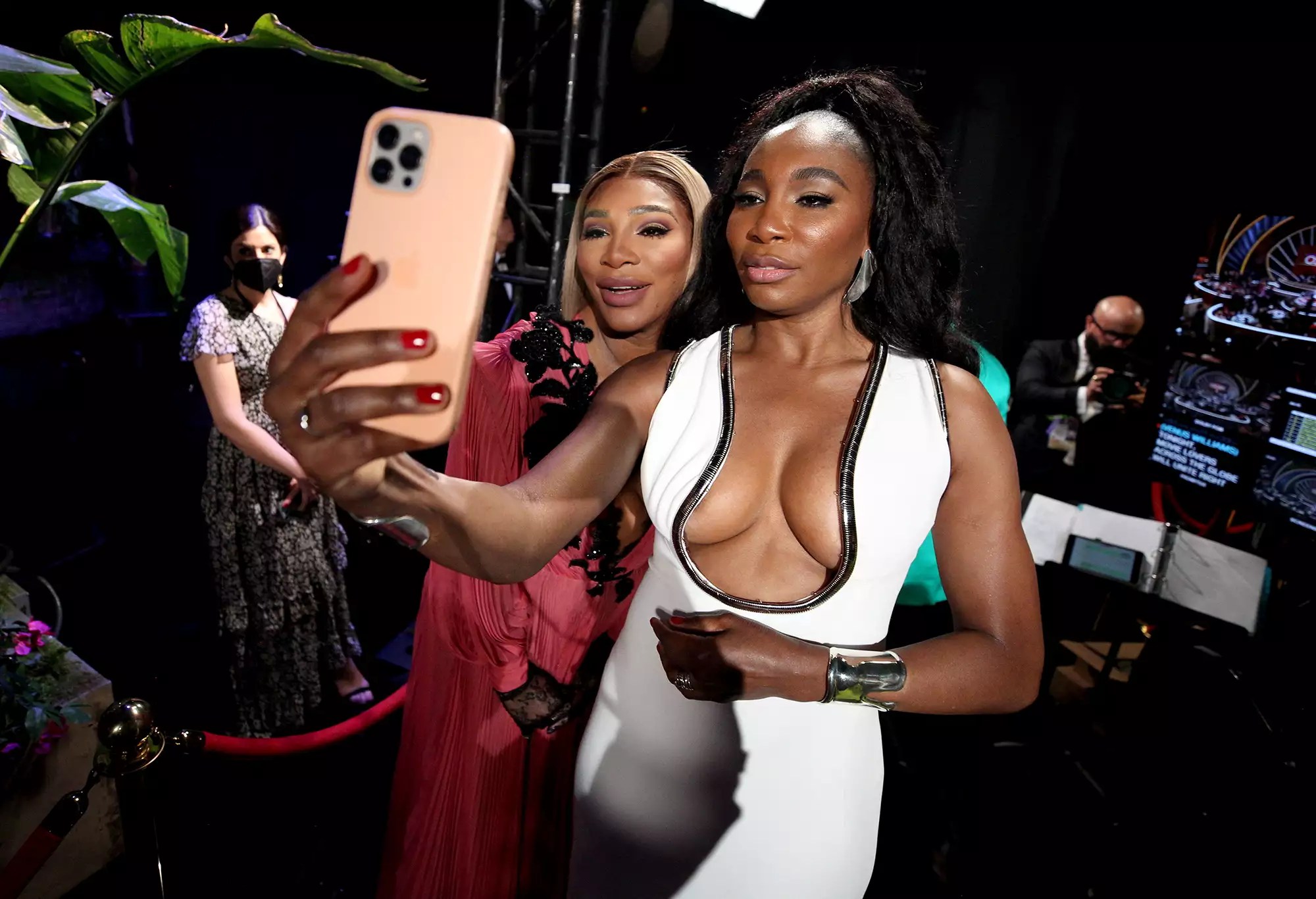 Backstage at the Oscars