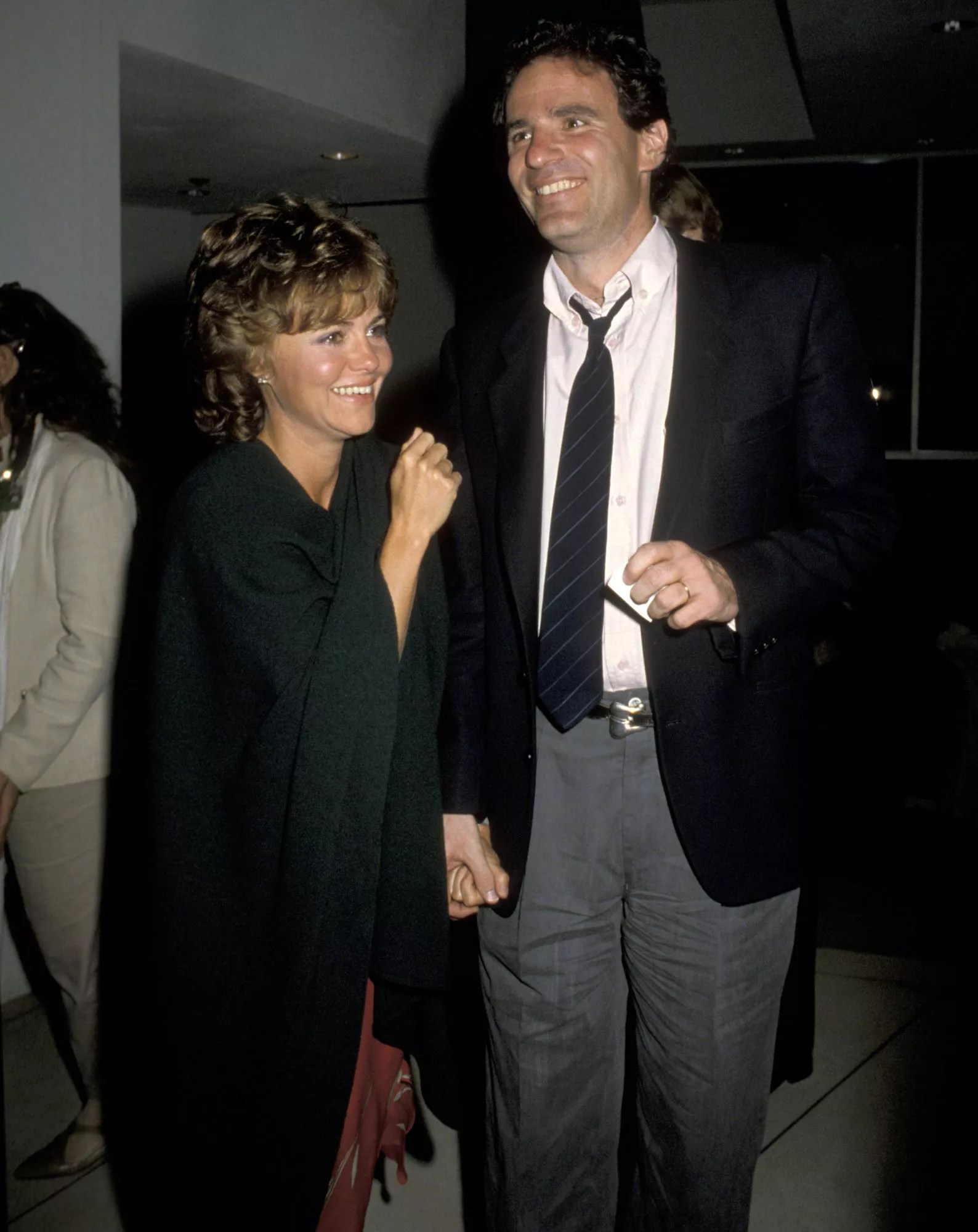 Sally Field and Husband Alan Greisman during Sally Field and Alan Greisman Departing Max&rsquo;s Restaurant - March 23, 1985 at Max&rsquo;s Restaurant in Beverly Hills, California, United States. (Photo by Ron Galella/Ron Galella Collection via Getty Images)