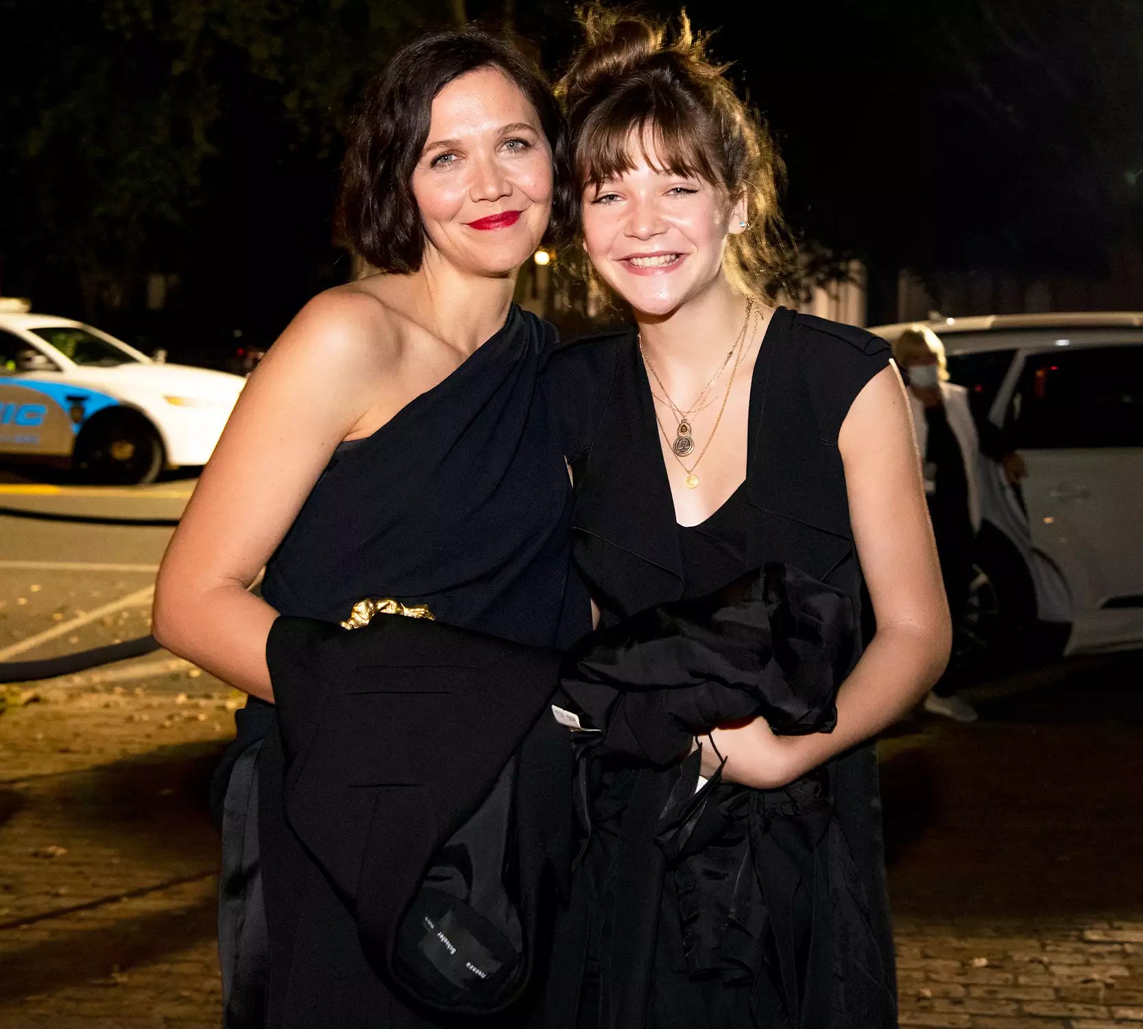 Maggie Gyllenhaal and Ramona attend Hamptons International Film Festival.
