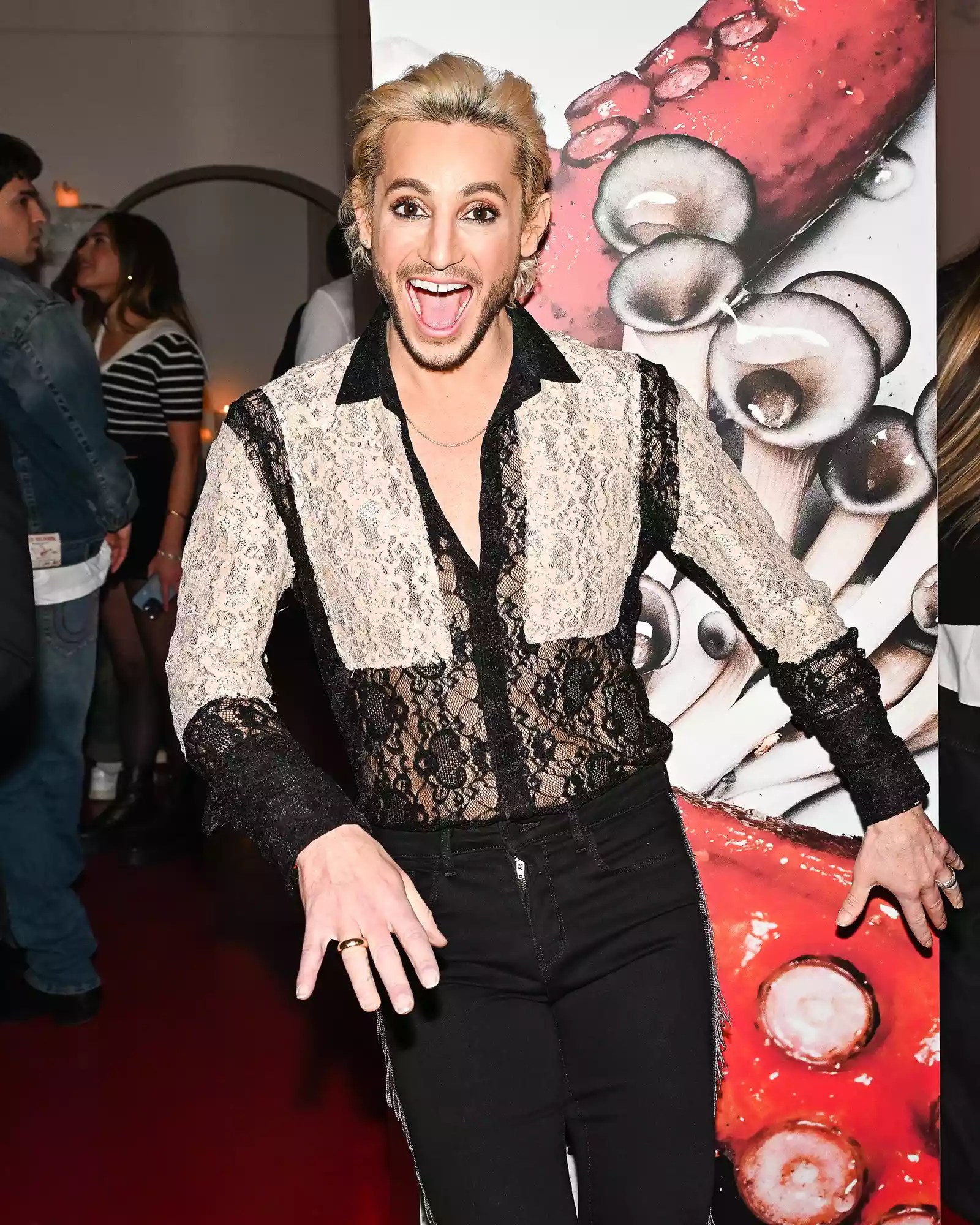 Frankie Grande at the EQUINOX X INTERVIEW MAGAZINE NYFW