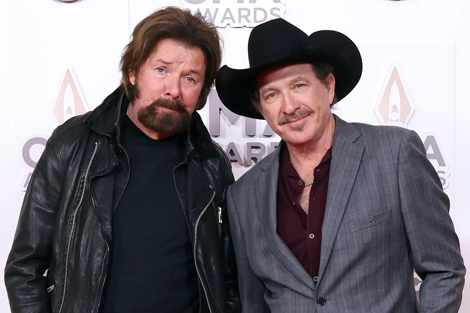 Ronnie Dunn and Kix Brooks attend the 56th Annual CMA Awards at Bridgestone Arena on November 09, 2022