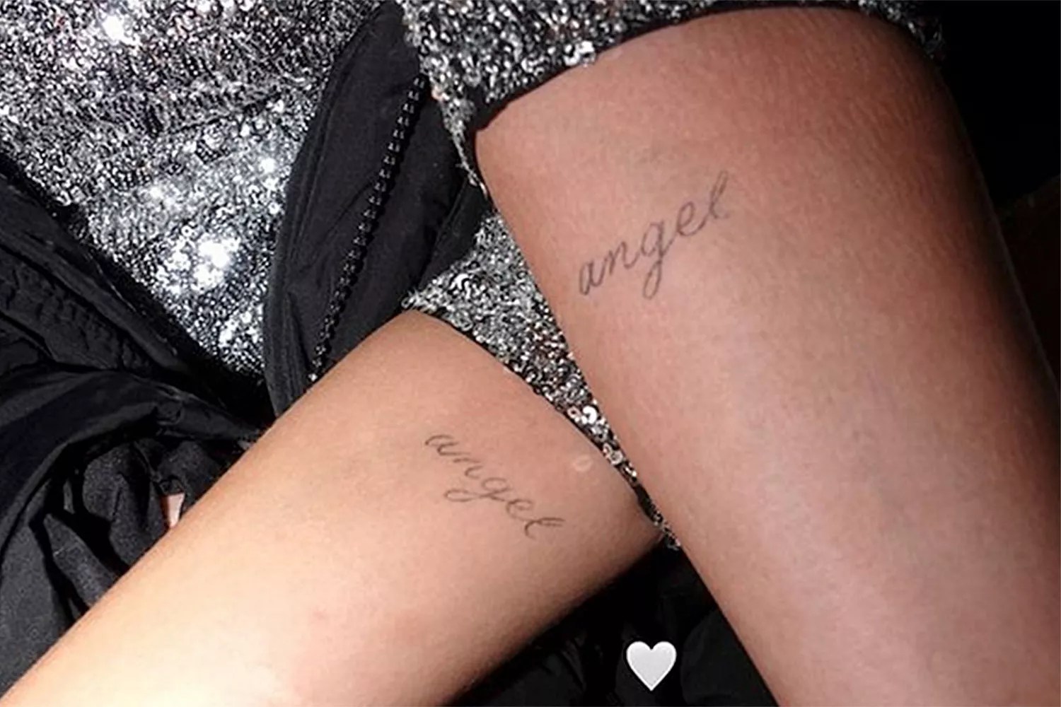 https://www.instagram.com/stories/nicolaannepeltzbeckham/3006671867898012917/ hed: Selena Gomez and Nicola Peltz Twin in Sequin Valentino Minis for NYE + Matching Tattoos